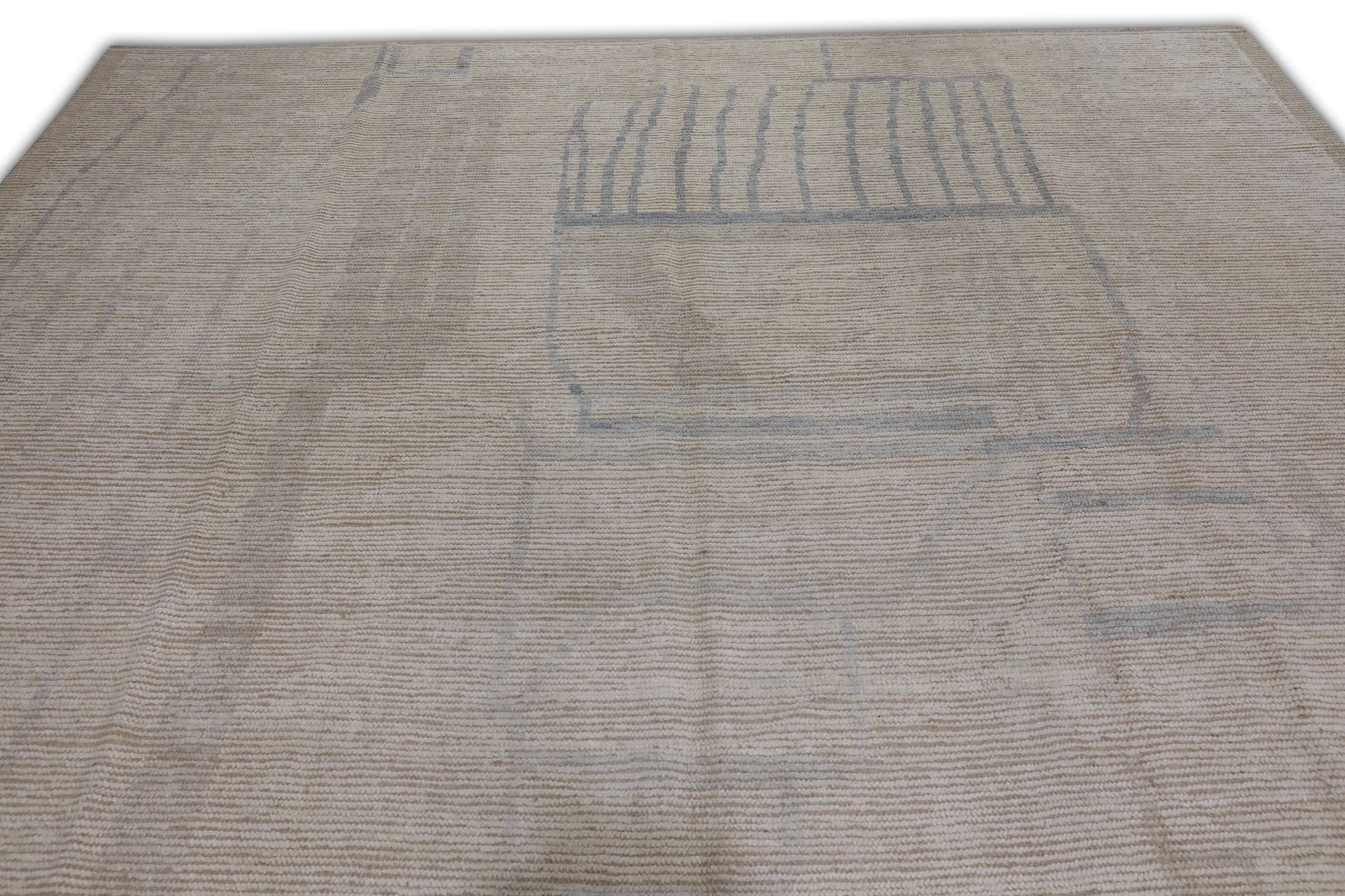 Turkish Tulu Rug Hand Knotted 10'2" x 13'8" #203