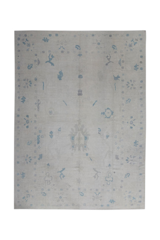 #10744 Turkish Oushak 10'1" x 13'10"