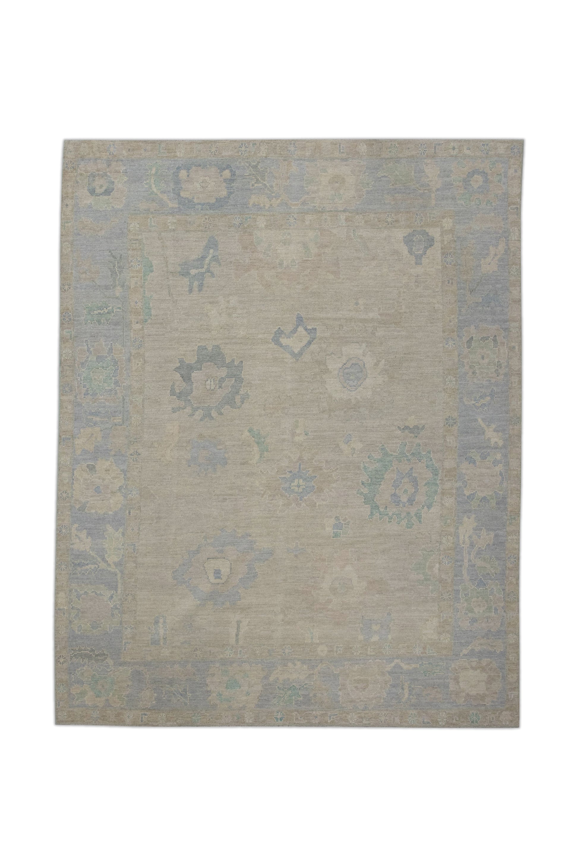 Turkish Oushak Rug 7'11" x 9'10" #11357