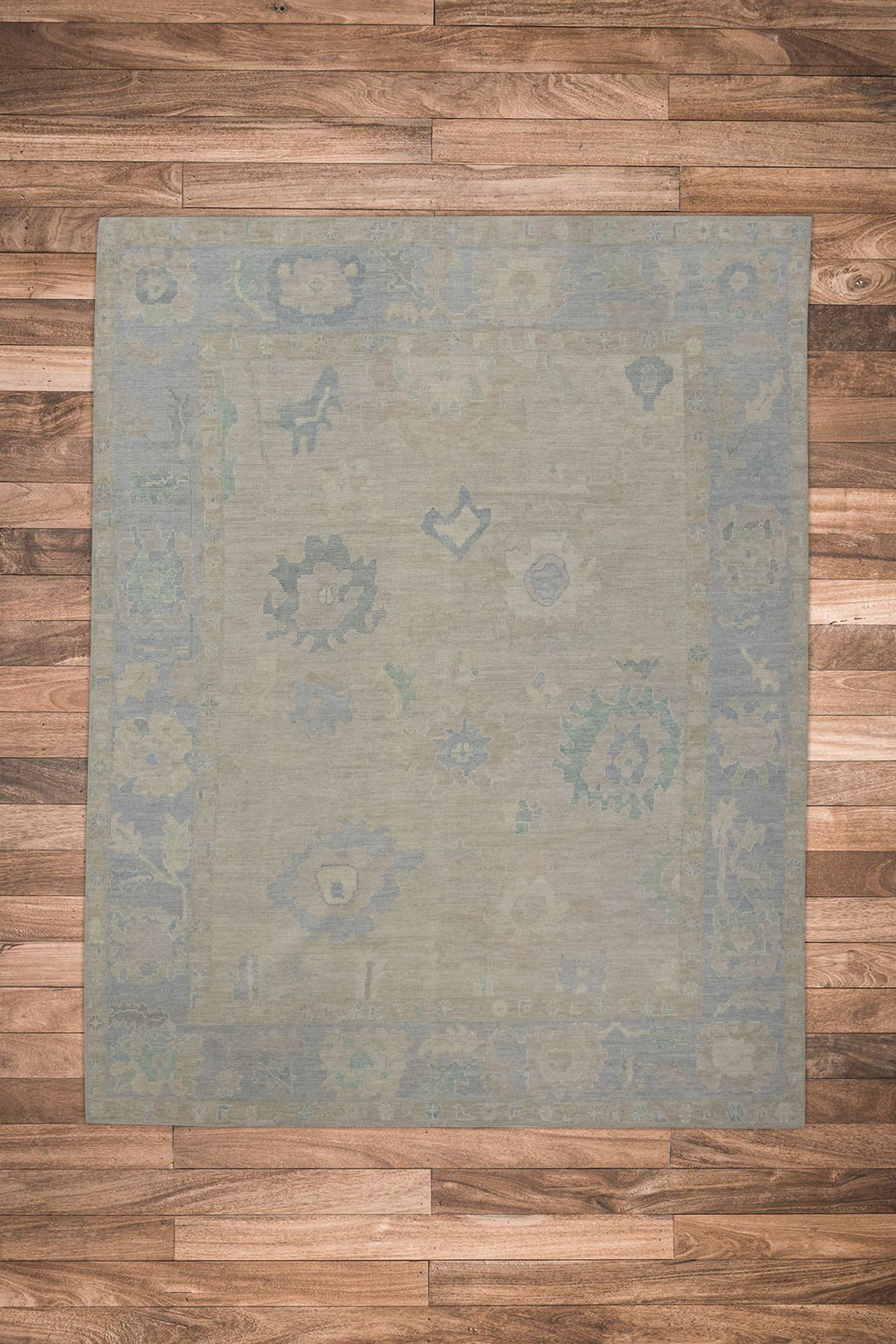 Turkish Oushak Rug 7'11" x 9'10" #11357