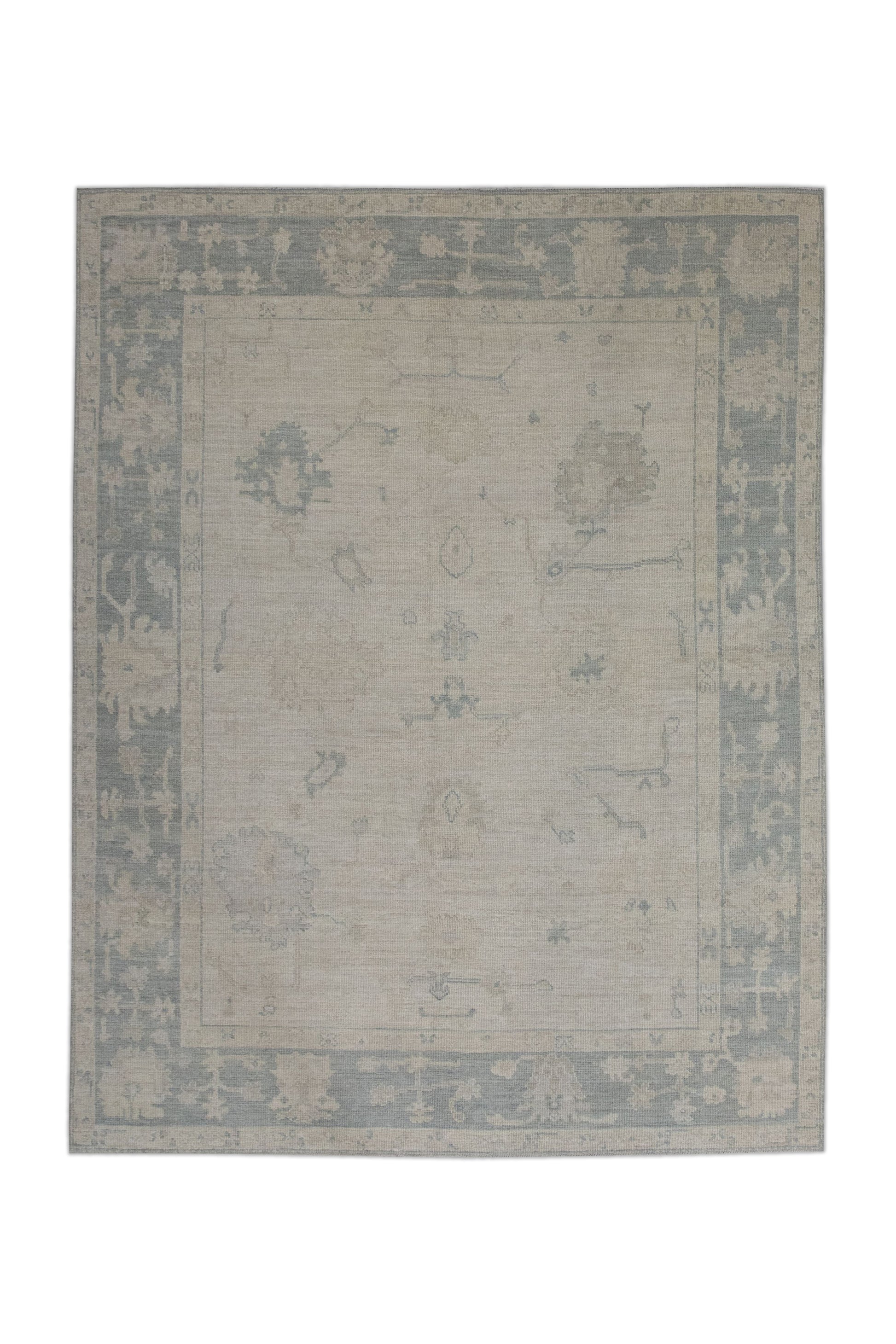 Turkish Oushak Rug 7'9" x 9'9" #11359