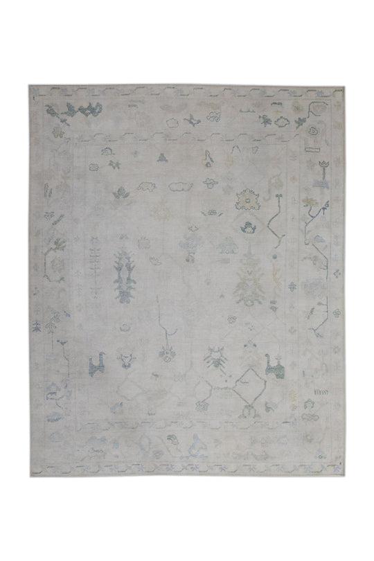 #11399 Turkish Oushak 7'11" x 9'9"