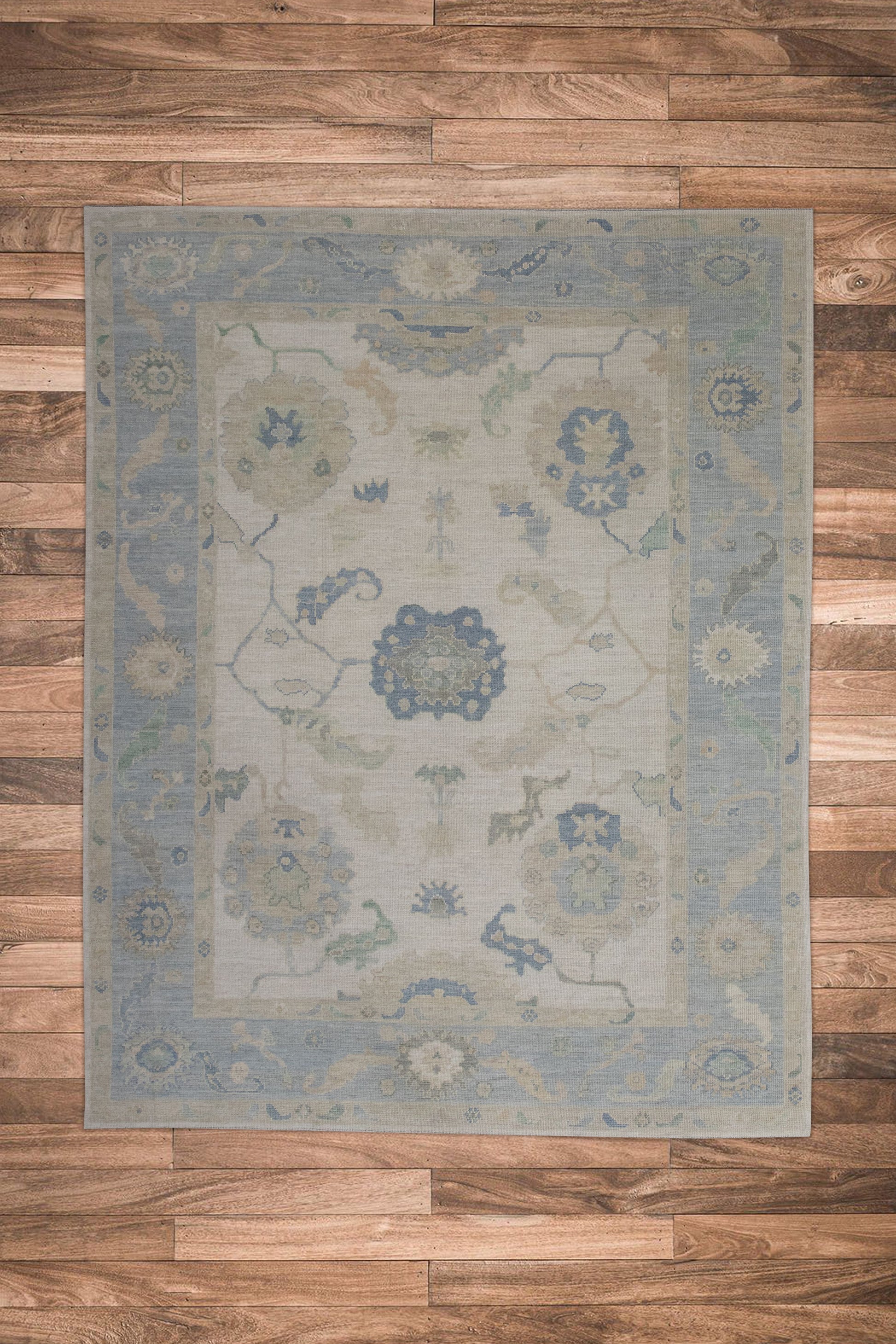 Turkish Oushak Rug 8'6" x 10'4" #11398