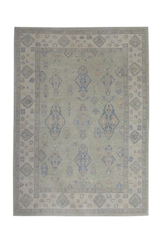 #11336 Turkish Oushak 9'1" x 12'10"