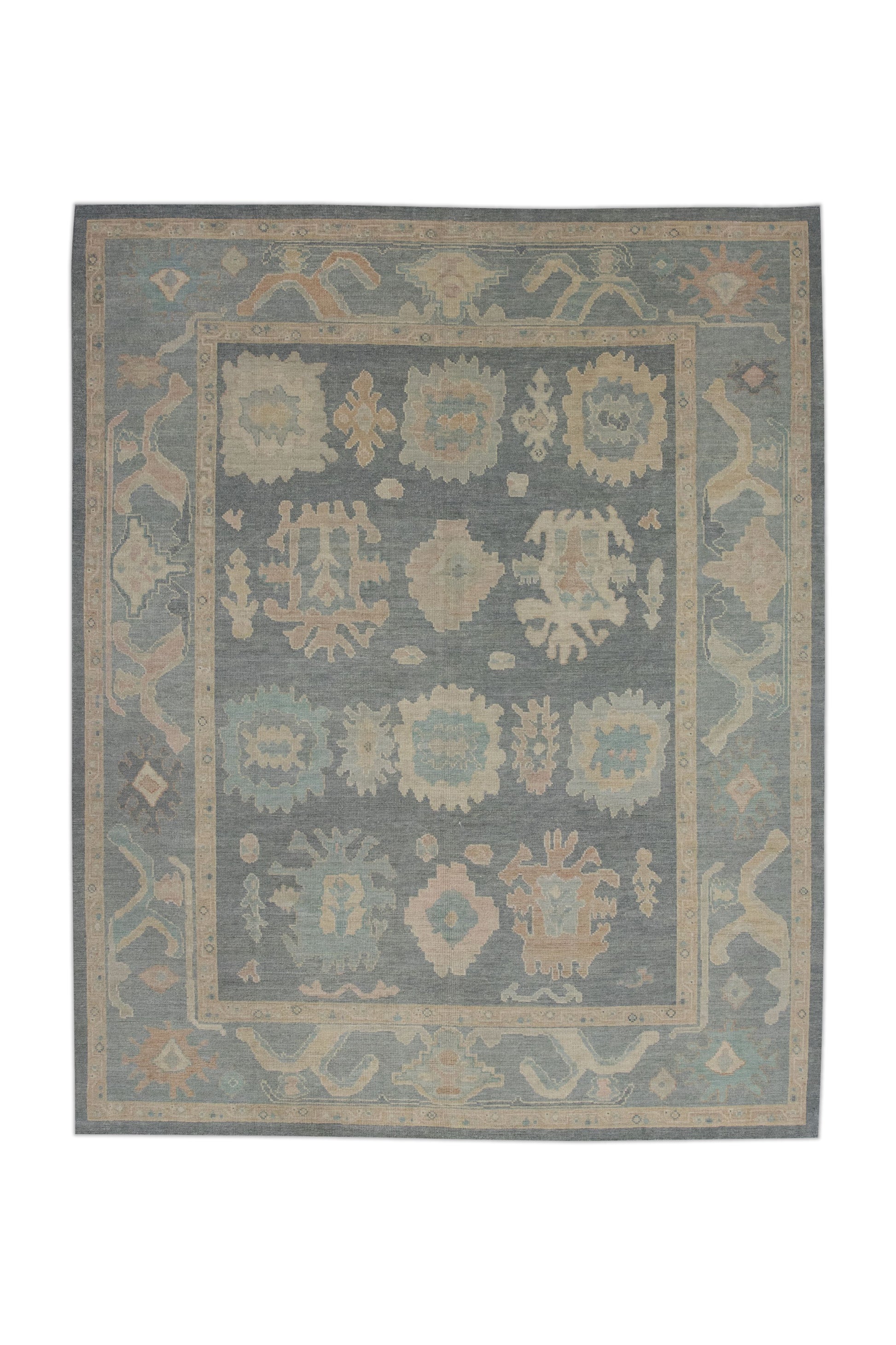 Turkish Oushak Rug 7'10" x 10' #11396