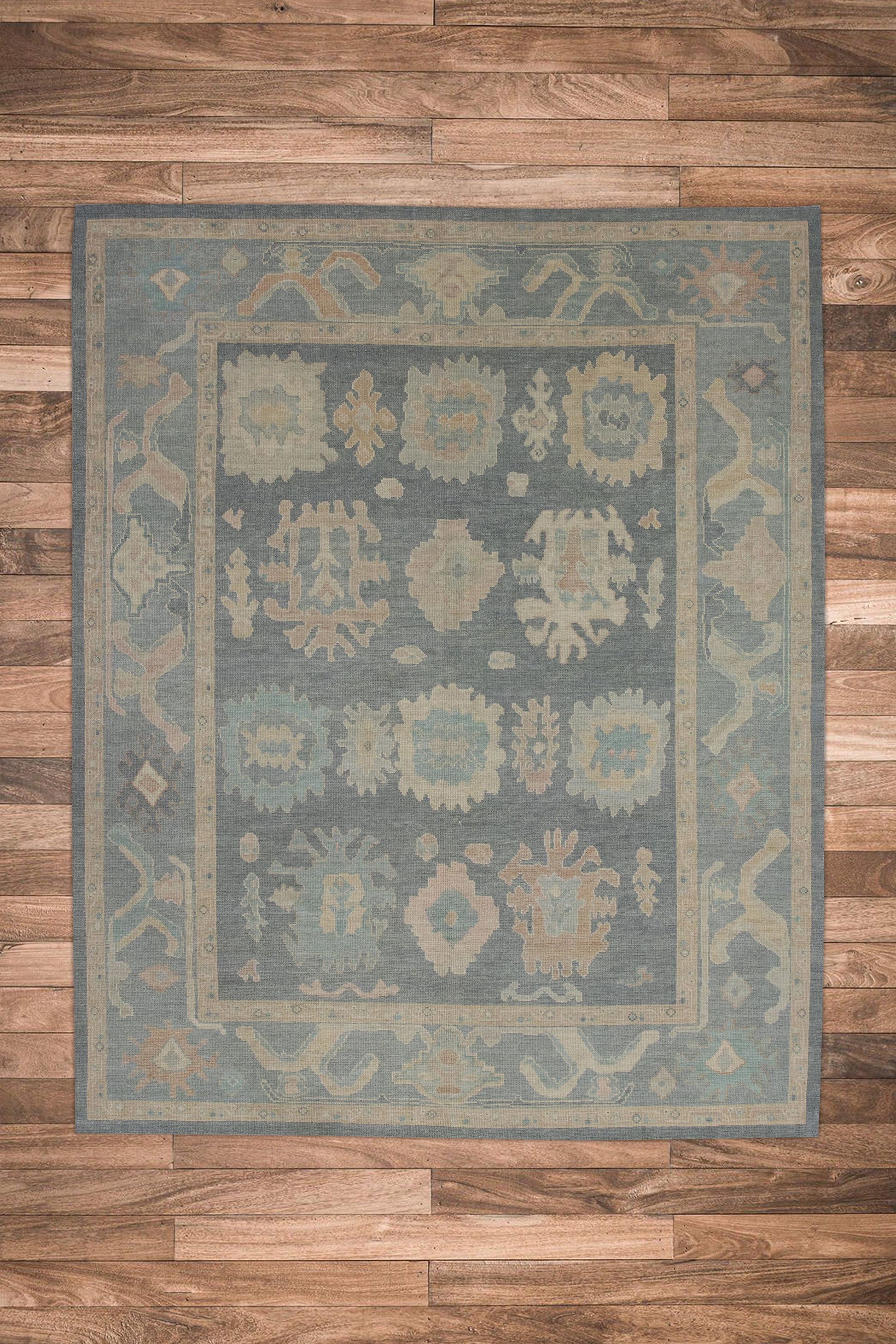 Turkish Oushak Rug 7'10" x 10' #11396