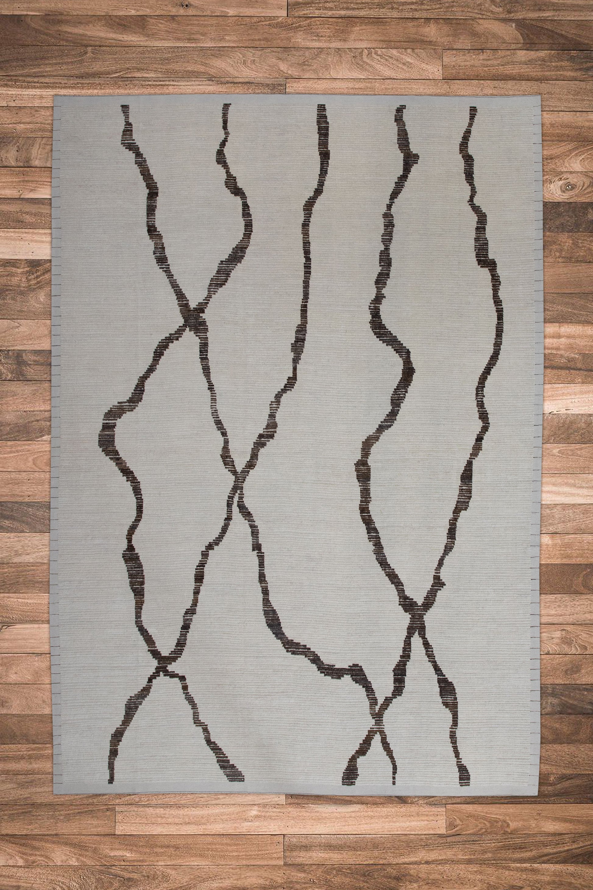 Turkish Tulu Rug Hand Knotted 9'1" x 12'9" #11347