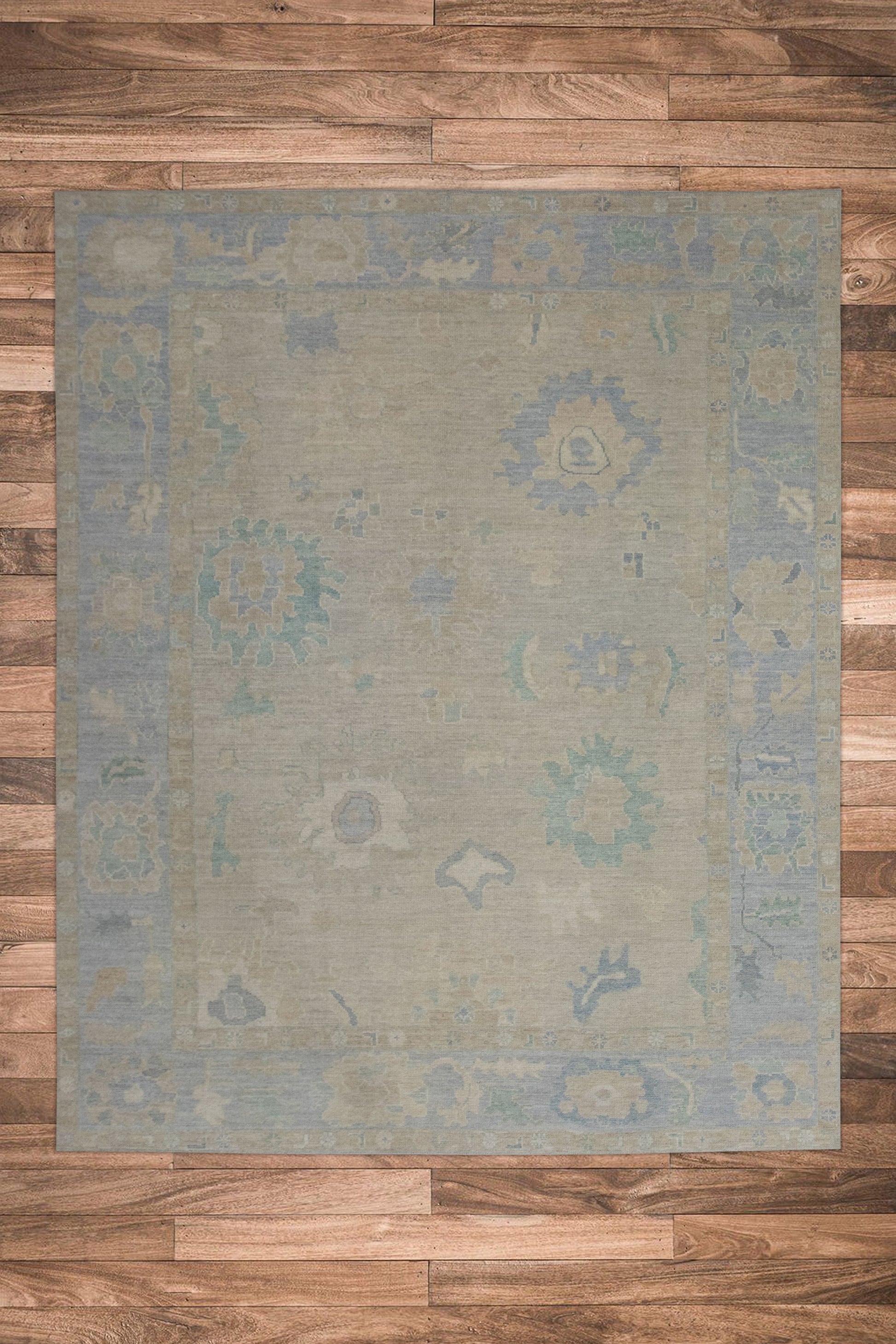 Turkish Oushak Rug 8'2" x 10'2" #11354