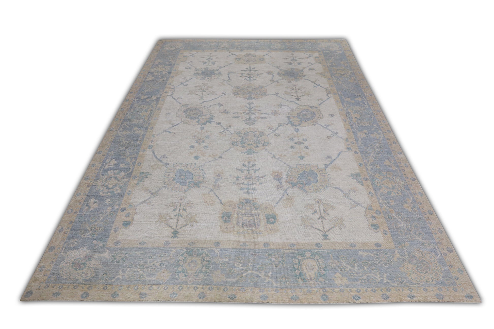 Turkish Oushak Rug 9'6" x 13'7" #11338