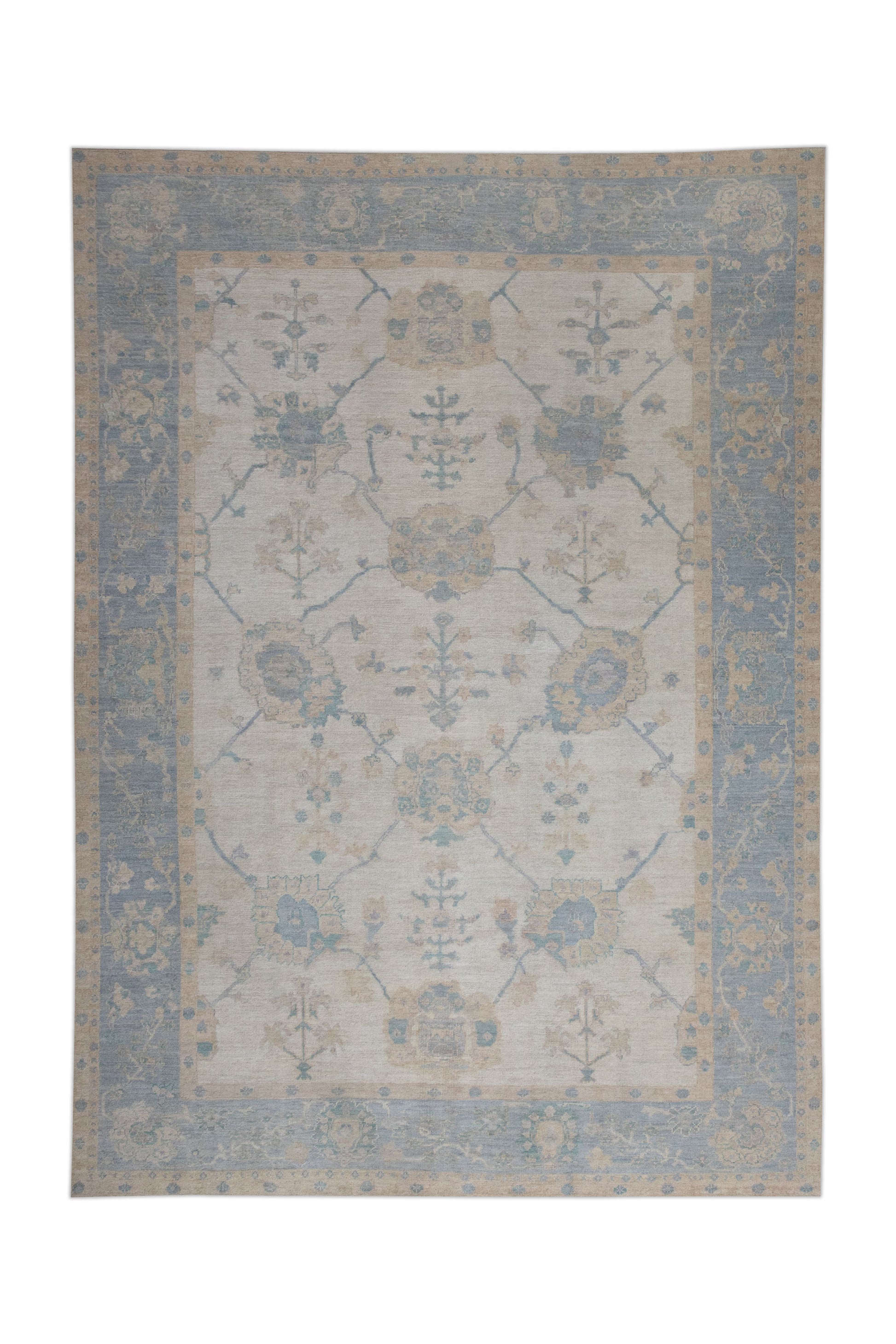 Turkish Oushak Rug 9'6" x 13'7" #11338
