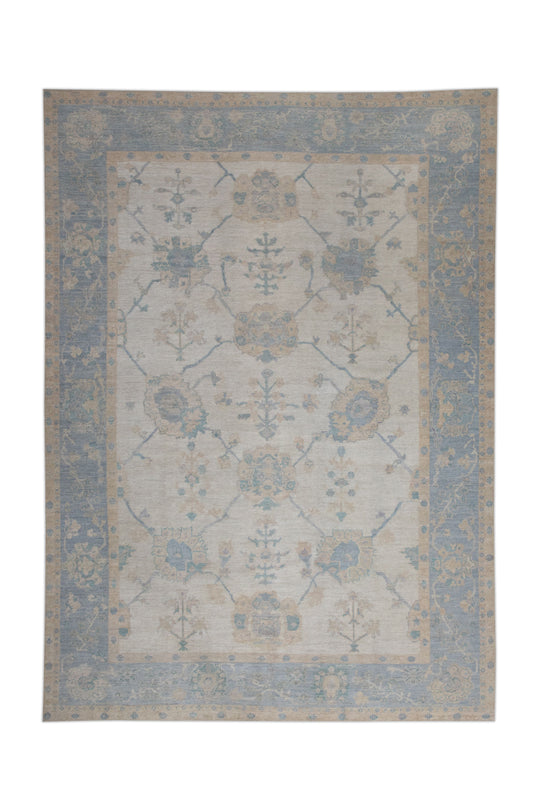 #11338 Turkish Oushak 9'6" x 13'7"