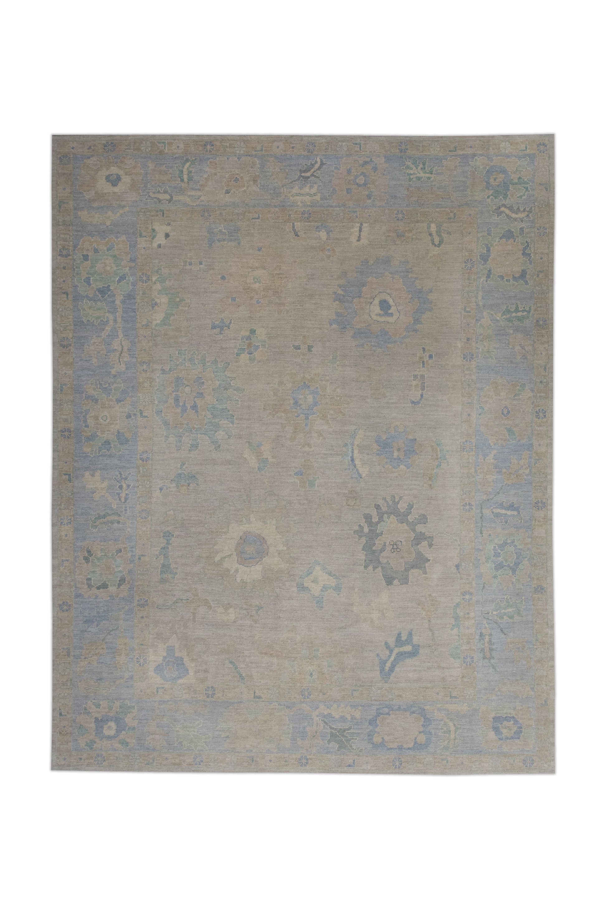 Turkish Oushak Rug 9'9" x 12'6" #11386