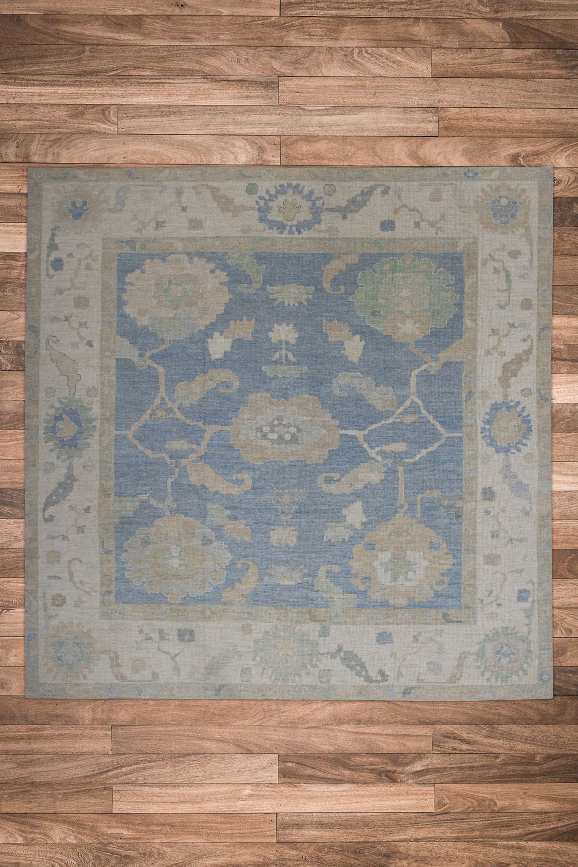 Turkish Oushak Rug 12'2" x 12'5" #11541