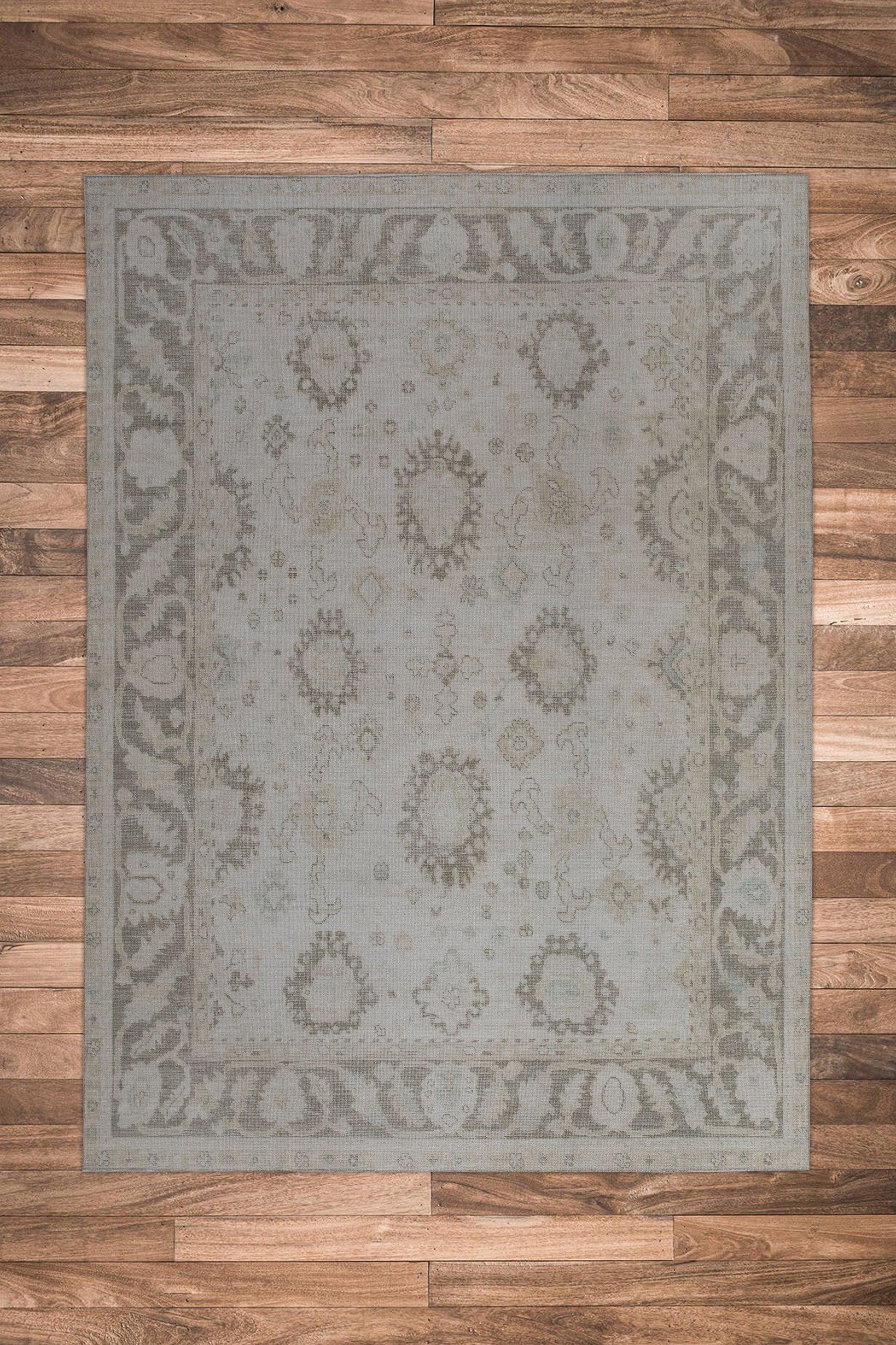 Turkish Oushak Rug 8'8" x 11'7" #11343