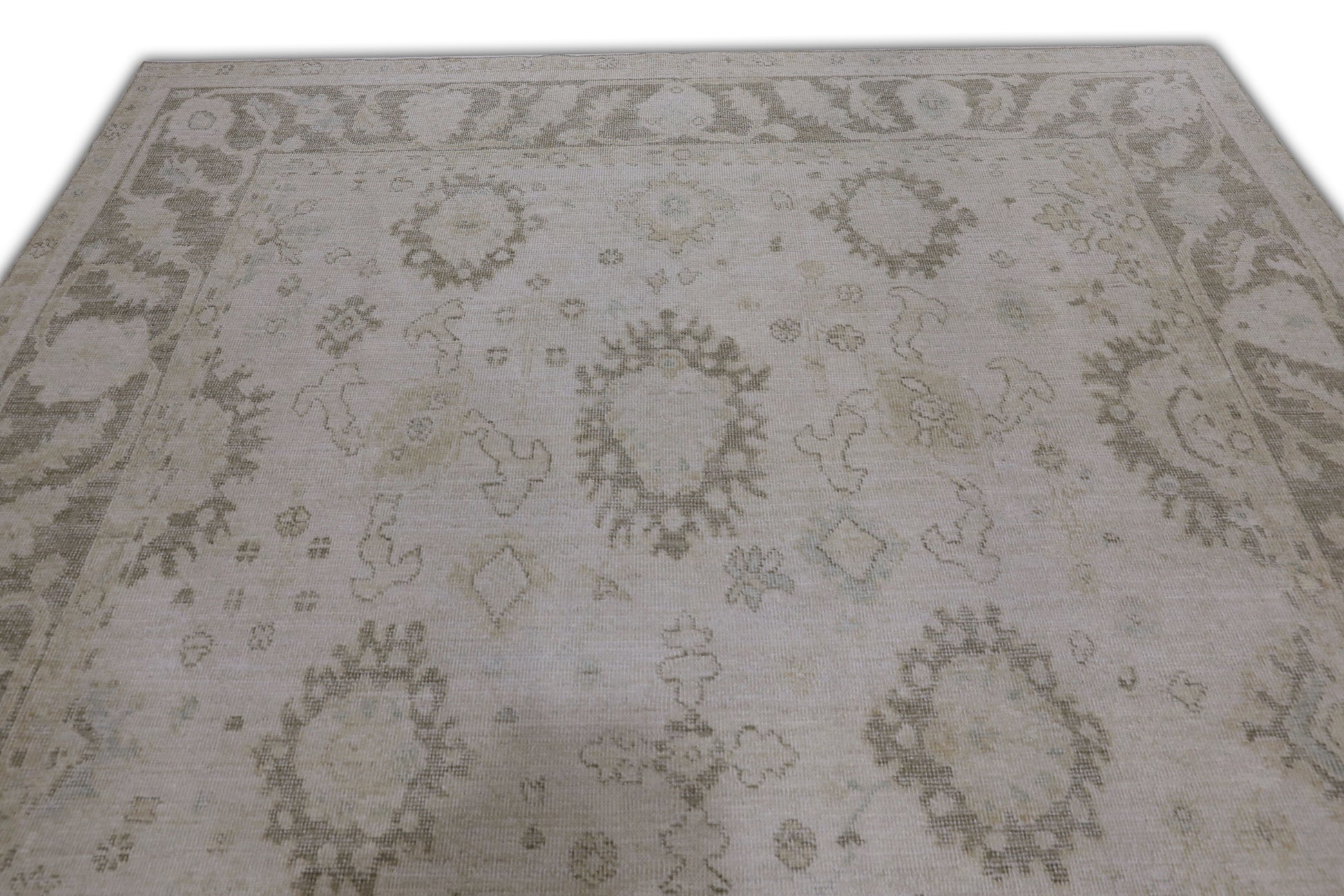 Turkish Oushak Rug 8'8" x 11'7" #11343