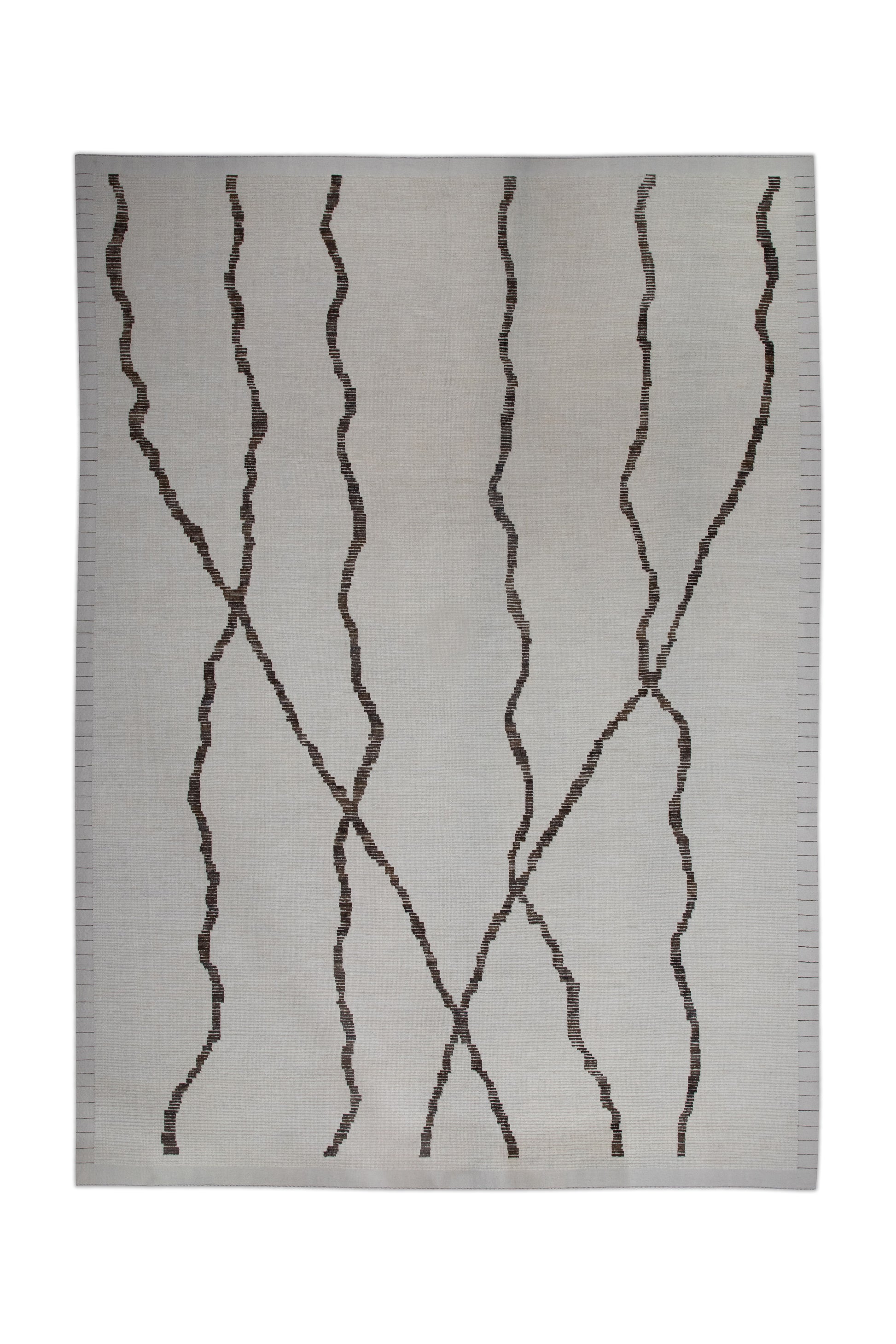 Turkish Tulu Rug Hand Knotted 12'3" x 16'4" #11351