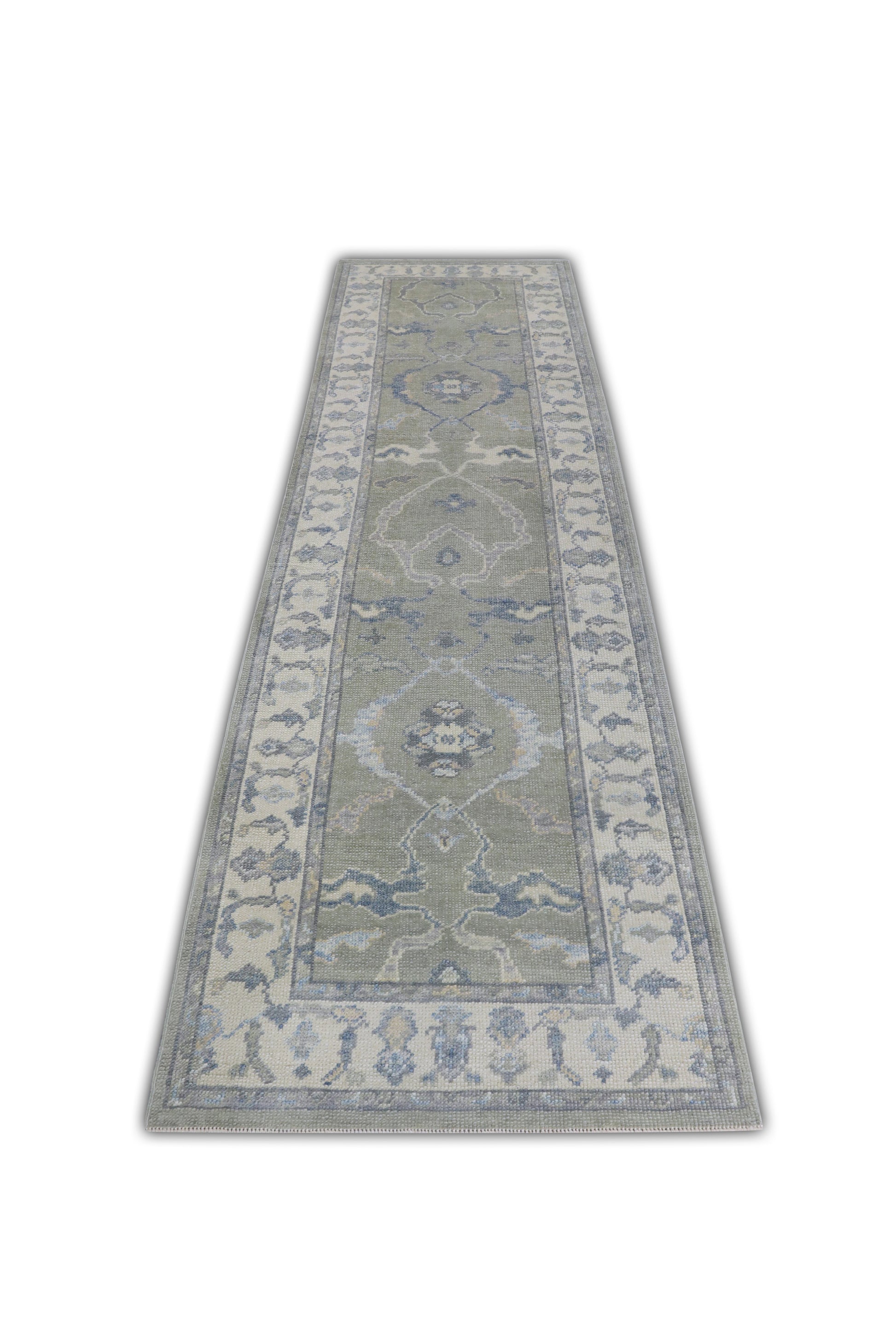Turkish Oushak Rug 2'10" x 10' #11448