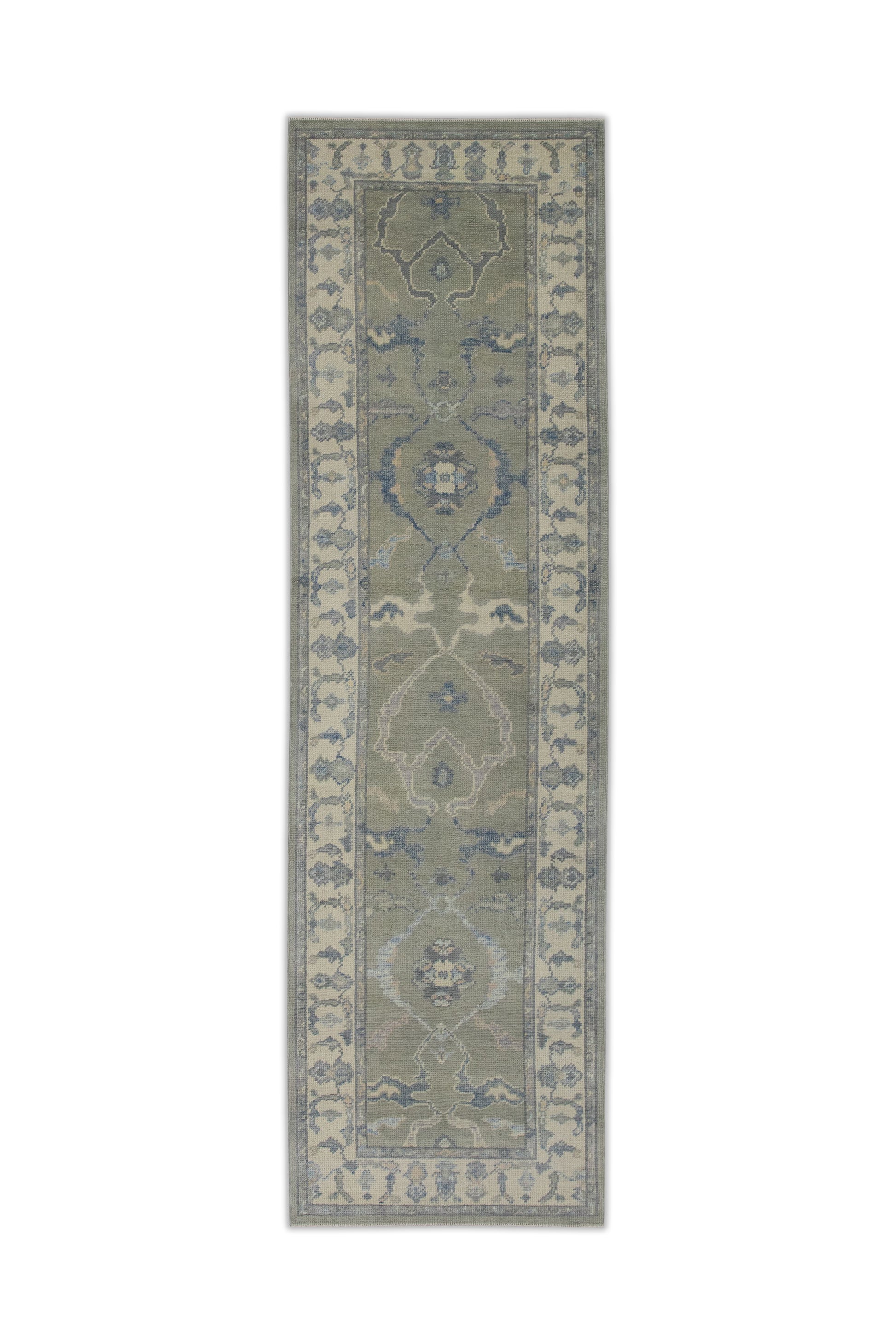 Turkish Oushak Rug 2'10" x 10' #11448