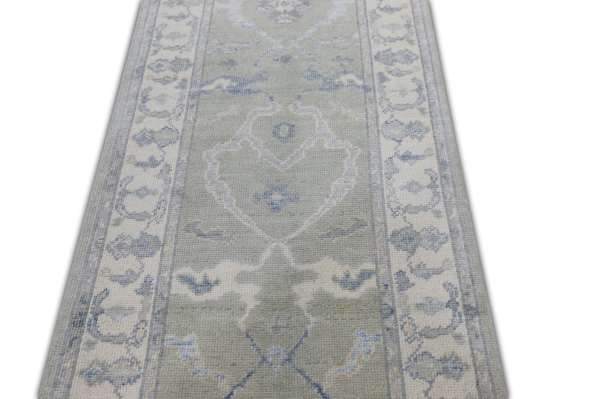 Turkish Oushak Rug 2'10" x 10' #11448