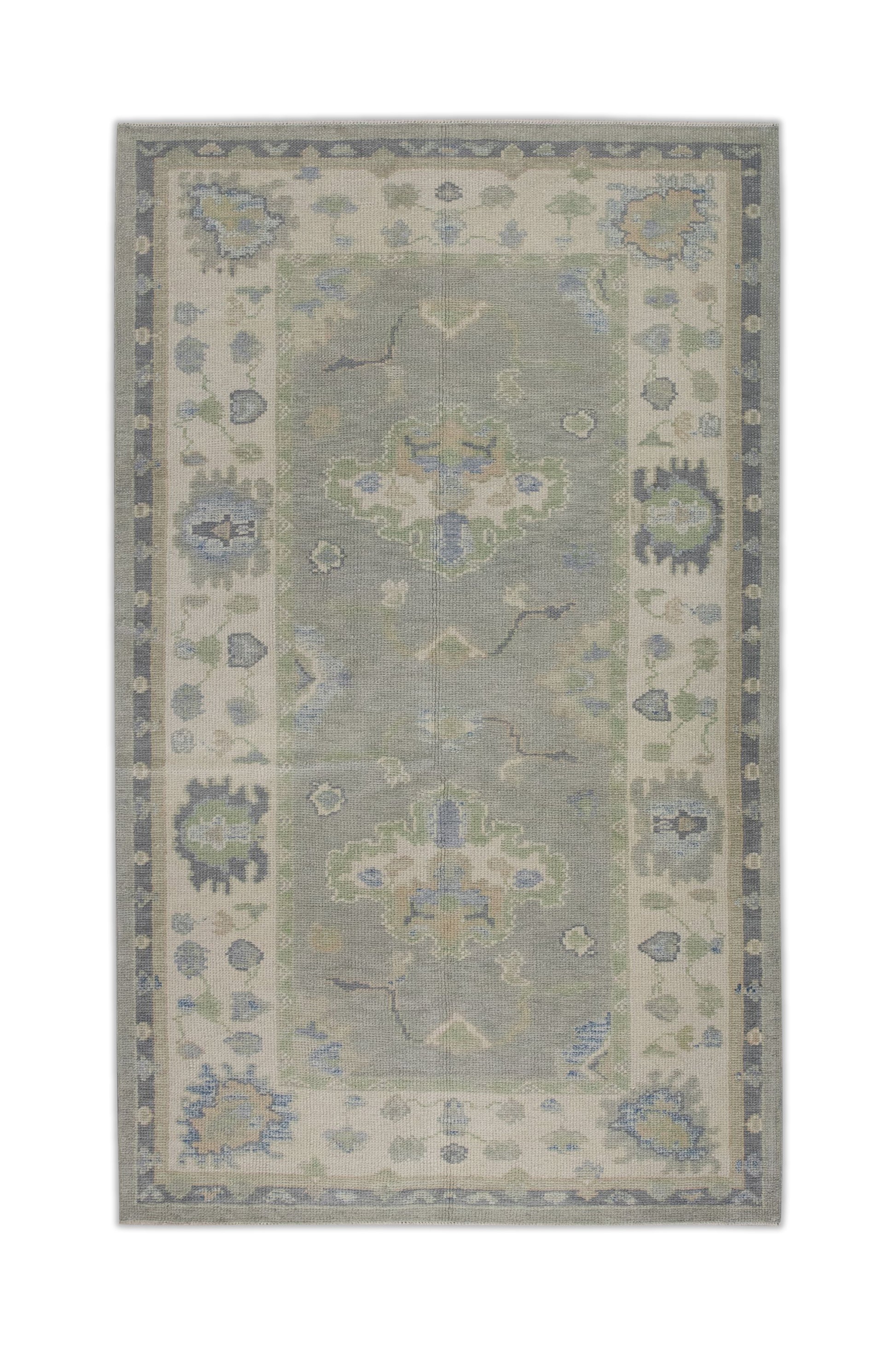 Turkish Oushak Rug 3'11" x 7'4" #11451