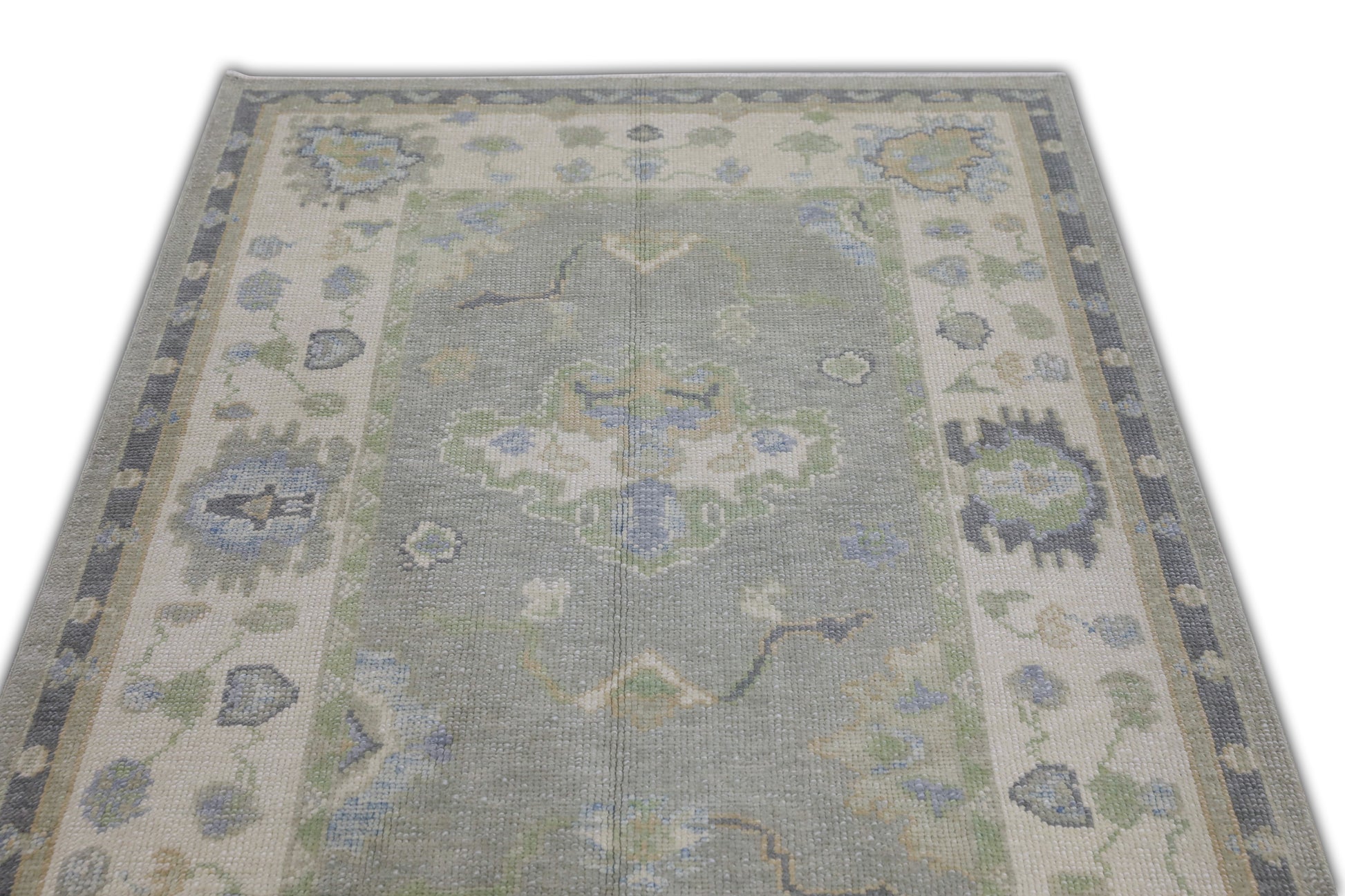 Turkish Oushak Rug 3'11" x 7'4" #11451
