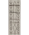 Turkish Tulu Rug Hand Knotted 2'9" x 8'8" #11382