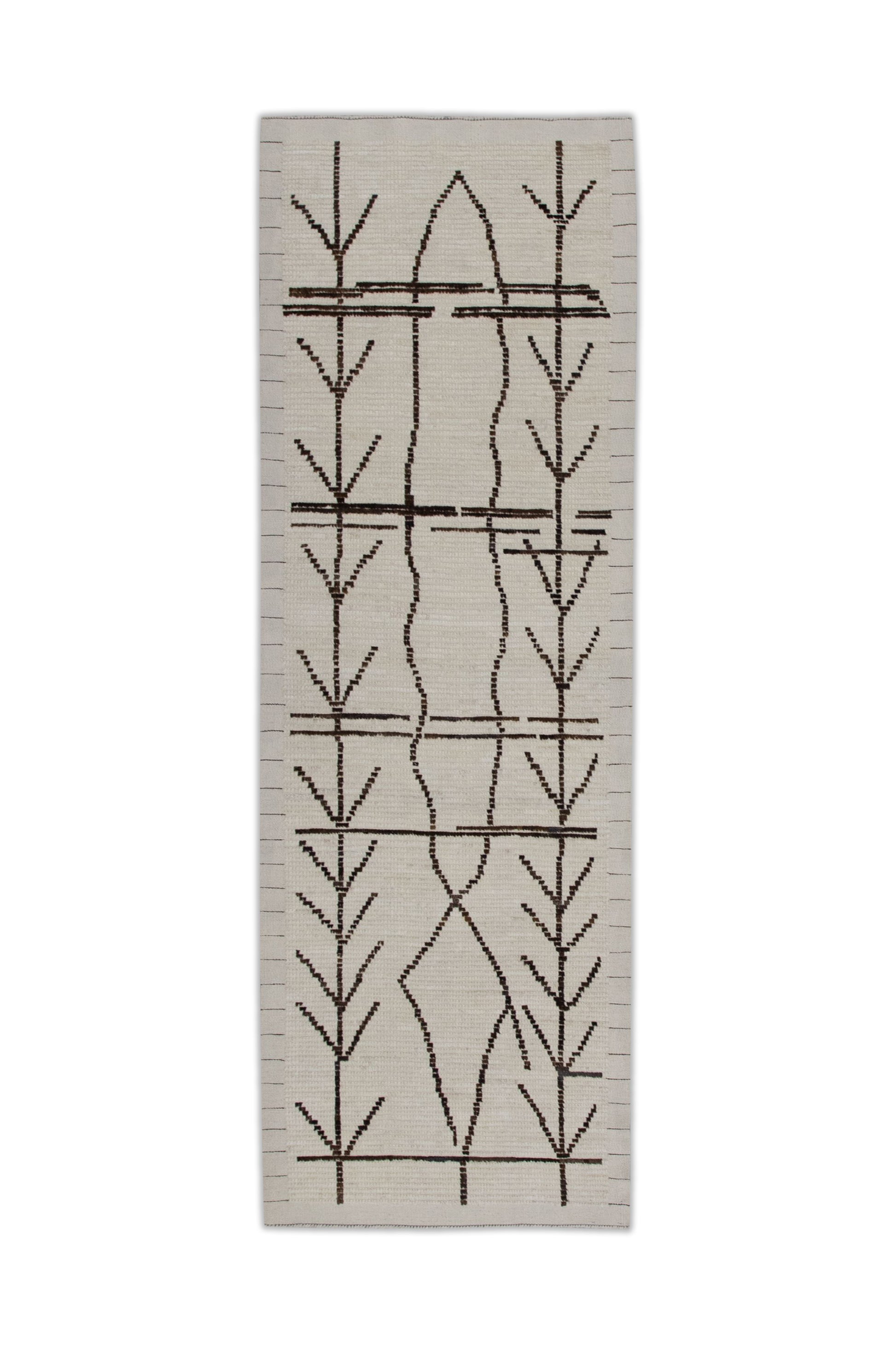 Turkish Tulu Rug Hand Knotted 2'9" x 8'8" #11382