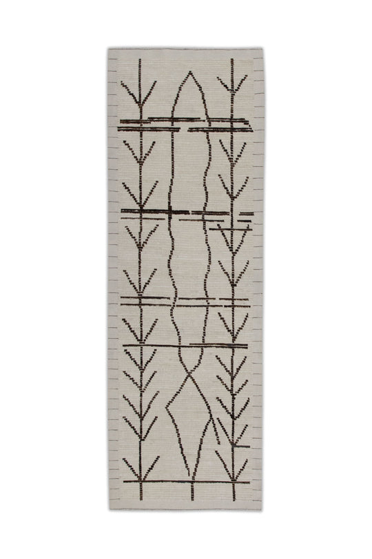 #11382 Hand Knotted Turkish Tulu Rug 2'9" x 8'8"