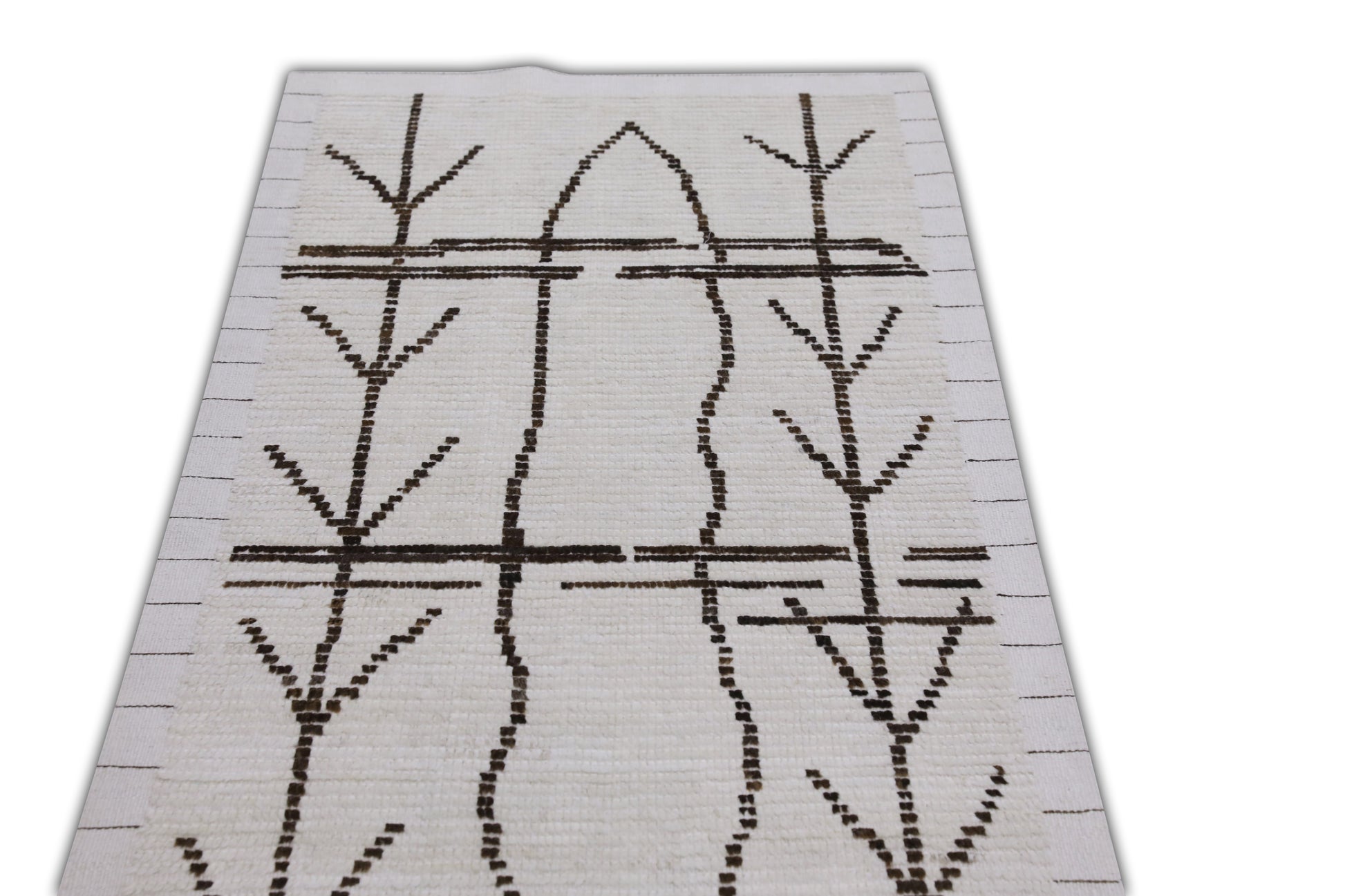 Turkish Tulu Rug Hand Knotted 2'9" x 8'8" #11382