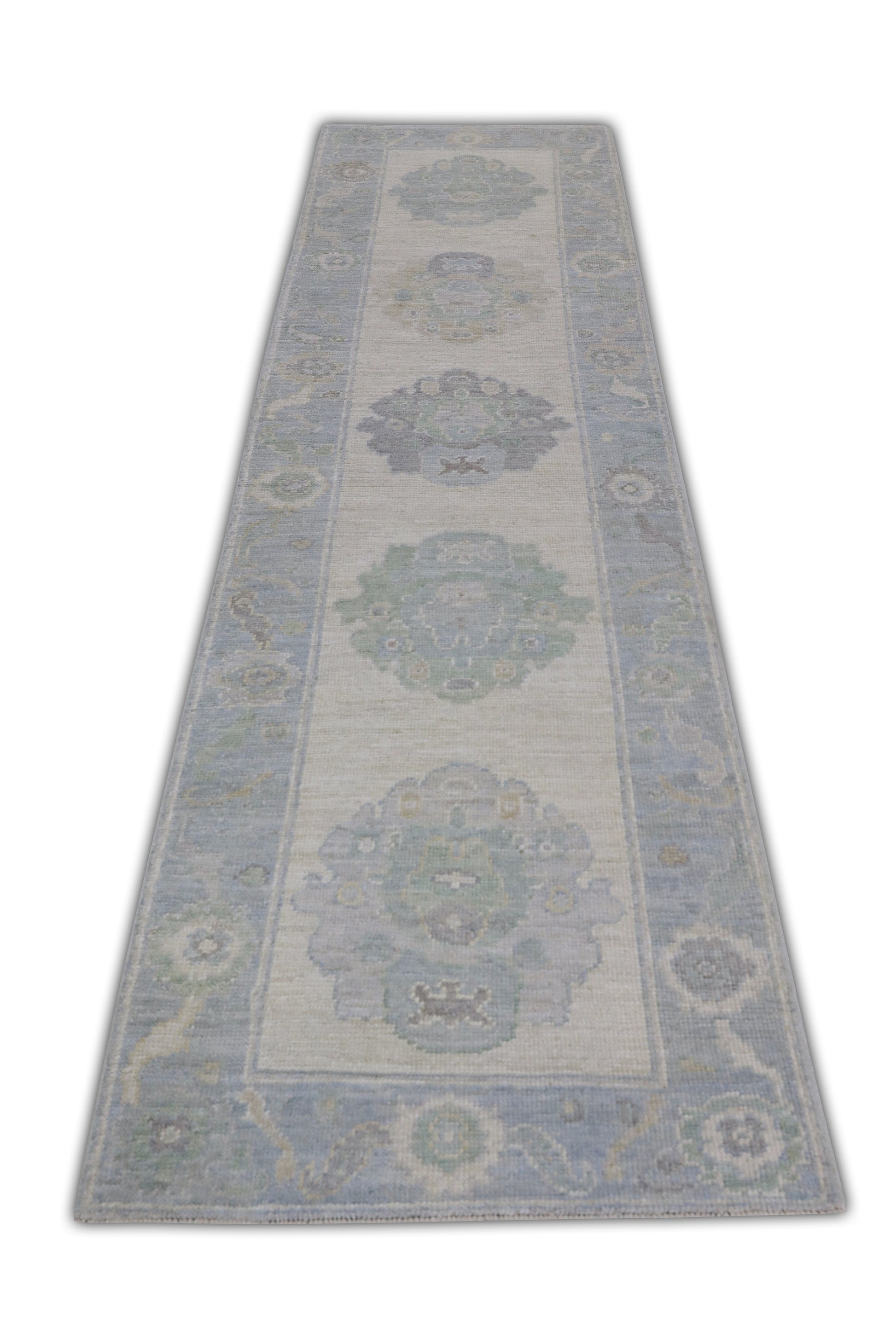 Turkish Oushak Rug 2'8" x 9'11" #11409