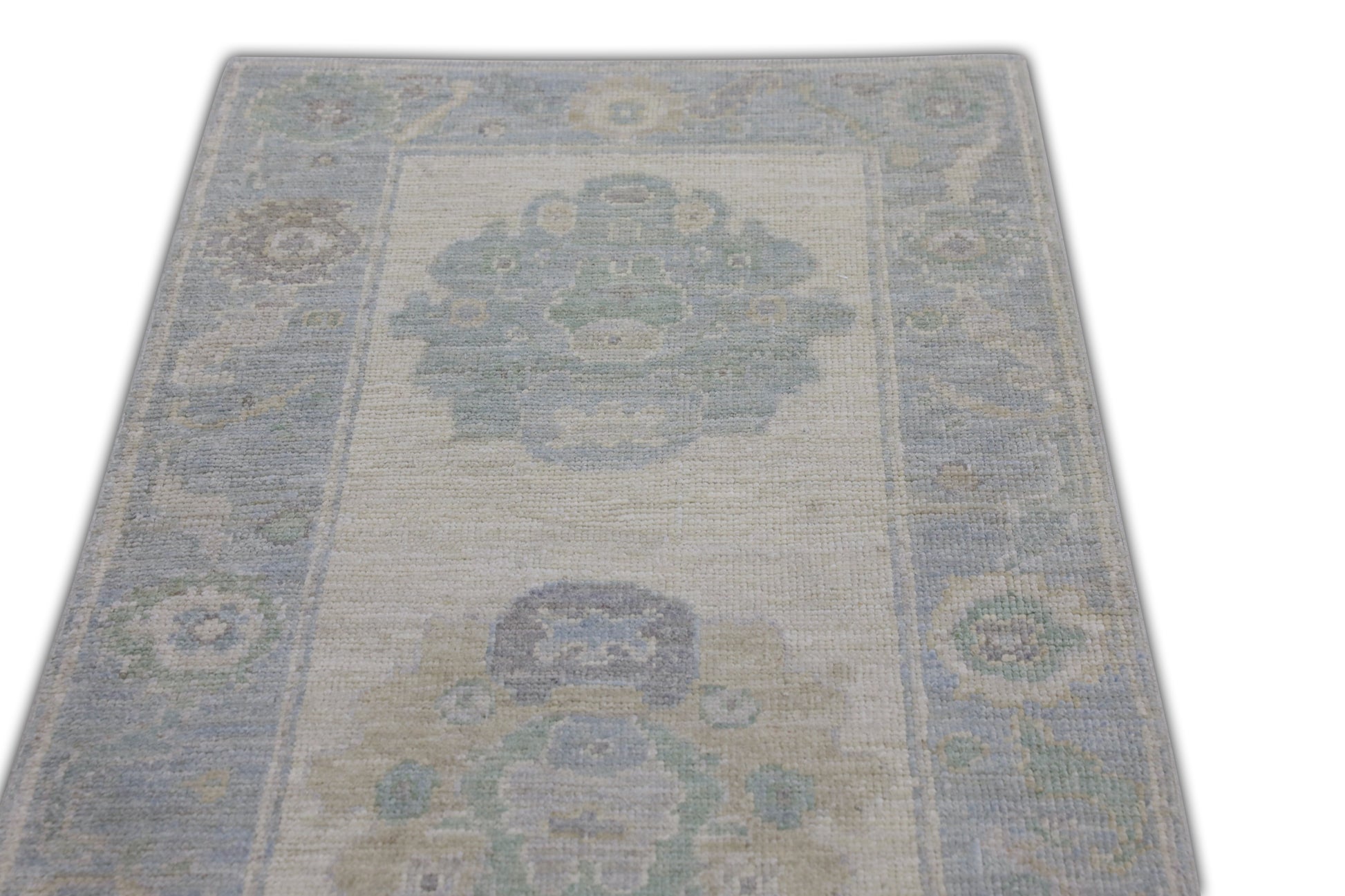 Turkish Oushak Rug 2'8" x 9'11" #11409