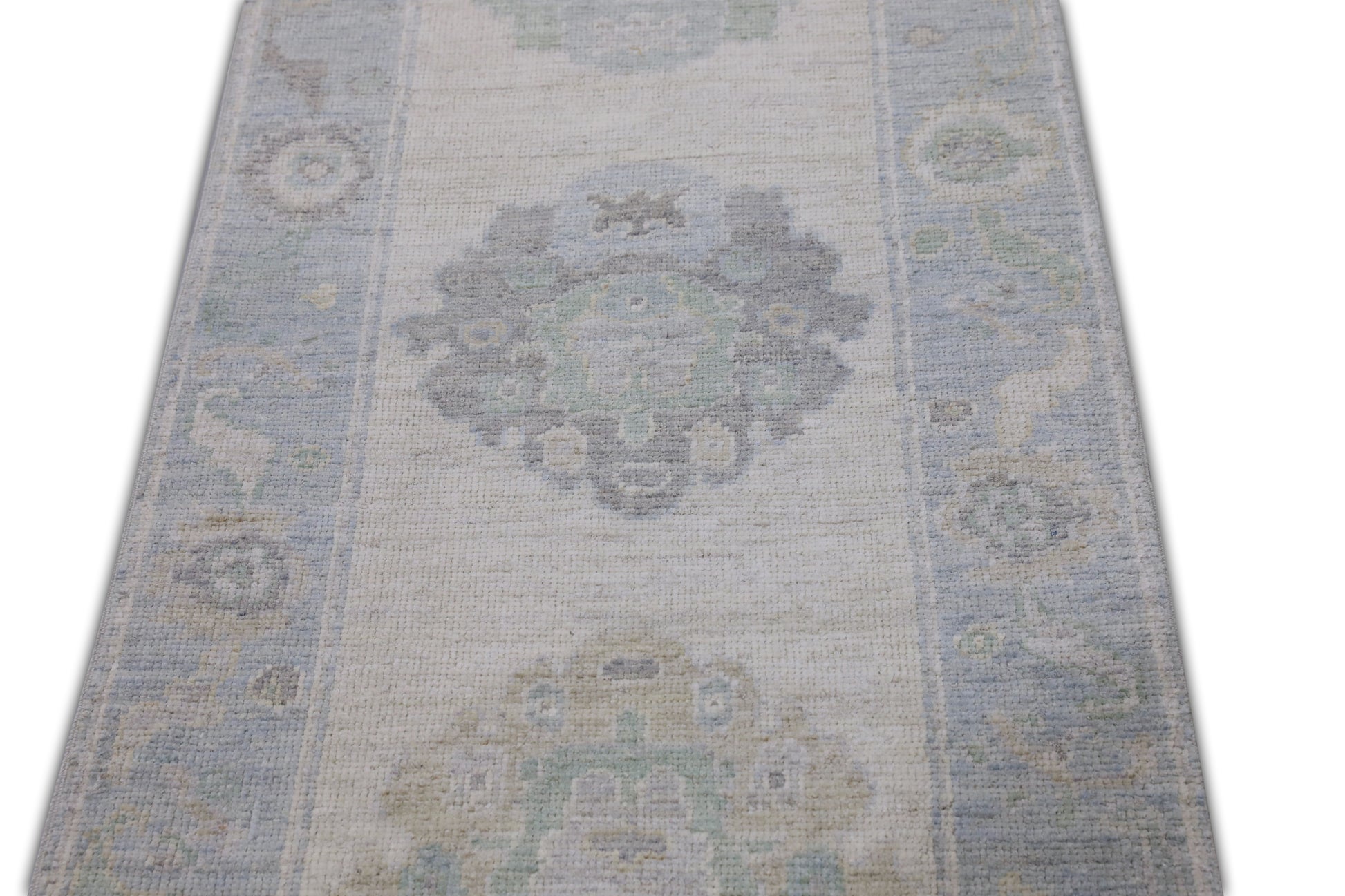Turkish Oushak Rug 2'8" x 9'11" #11409