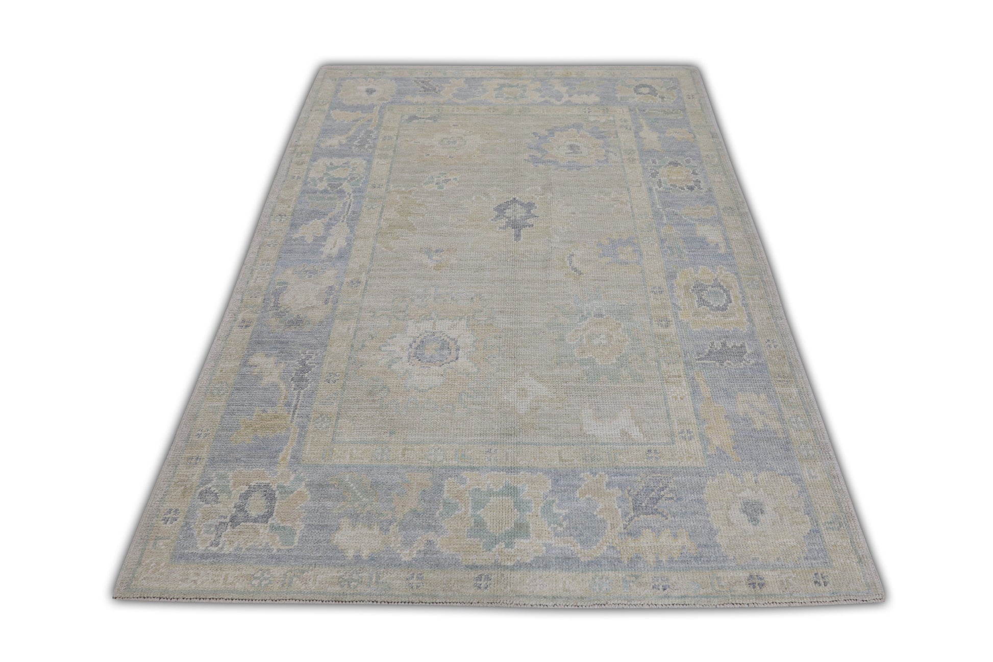 Turkish Oushak Rug 4'1" x 6' #11376