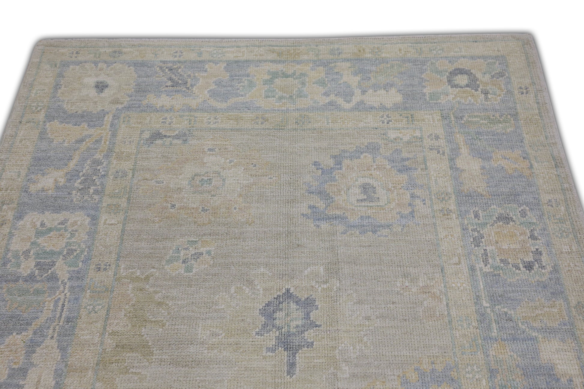 Turkish Oushak Rug 4'1" x 6' #11376