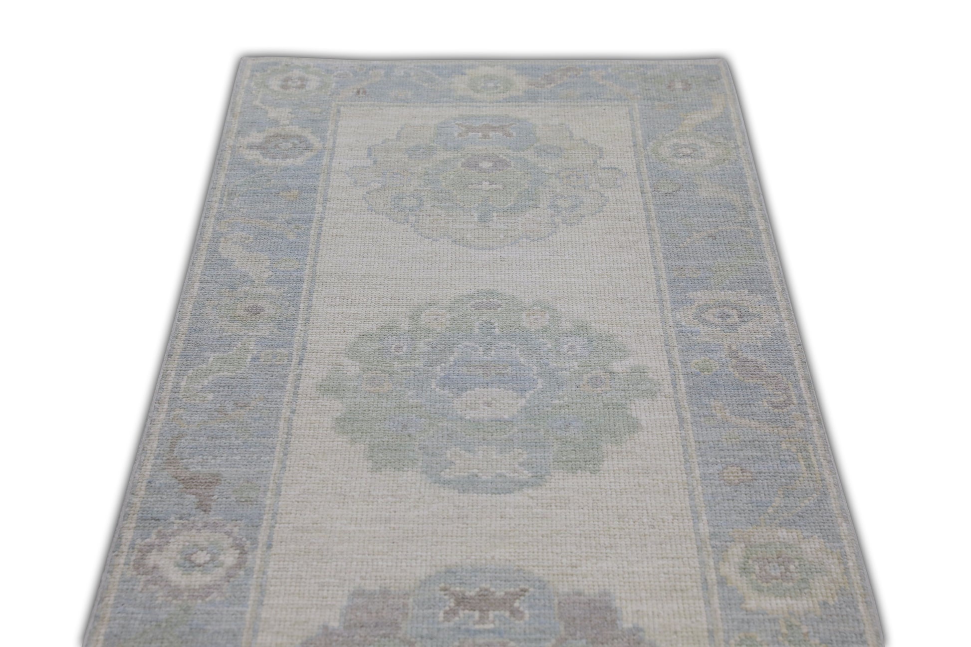 Turkish Oushak Rug 2'8" x 10'5" #11416