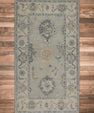 Turkish Oushak Rug 3'10" x 6'2" #11430
