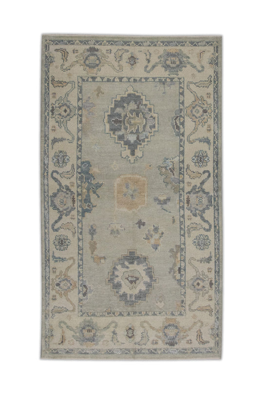 #11430 Turkish Oushak 3'10" x 6'2"