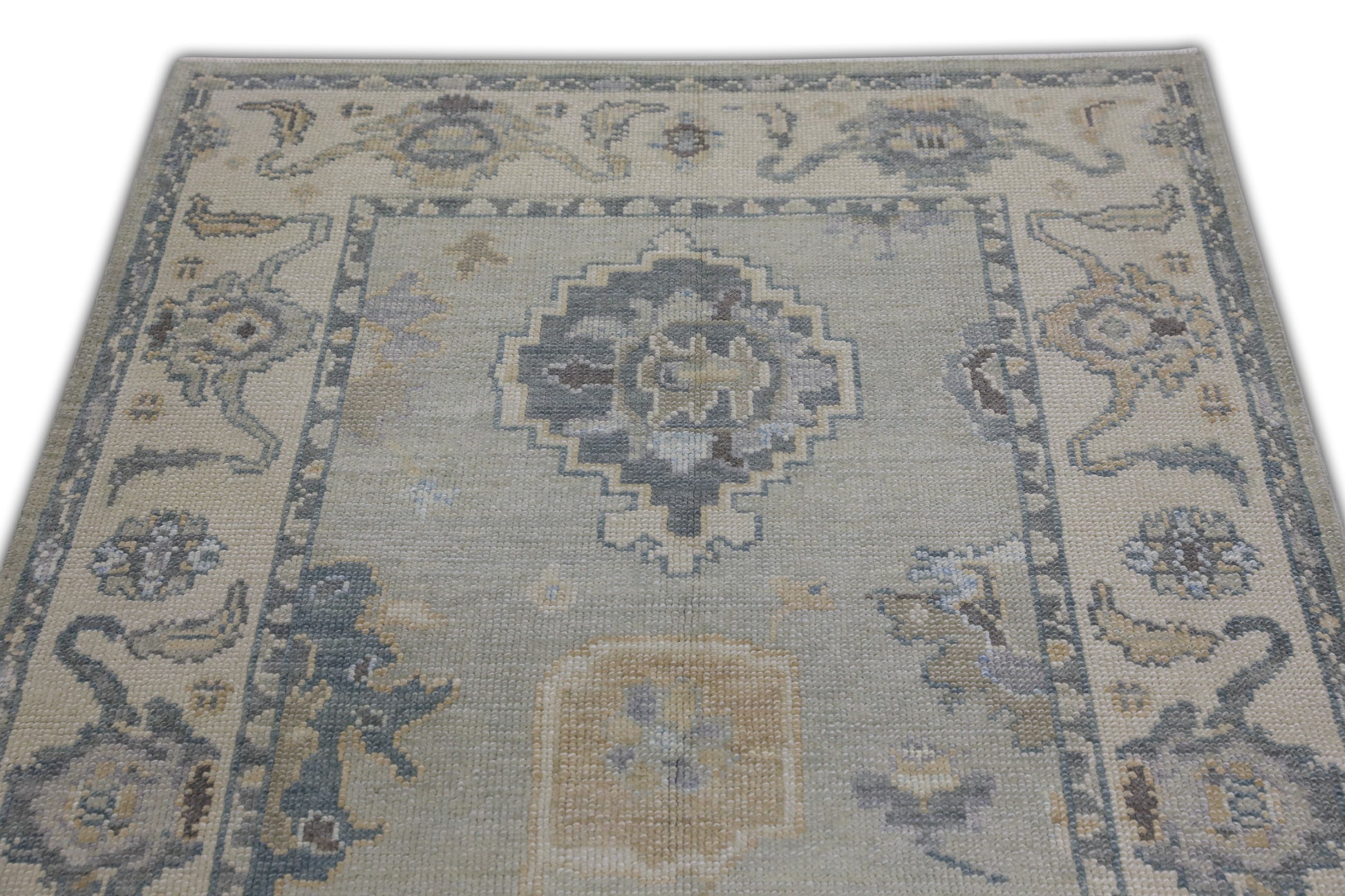 Turkish Oushak Rug 3'10" x 6'2" #11430