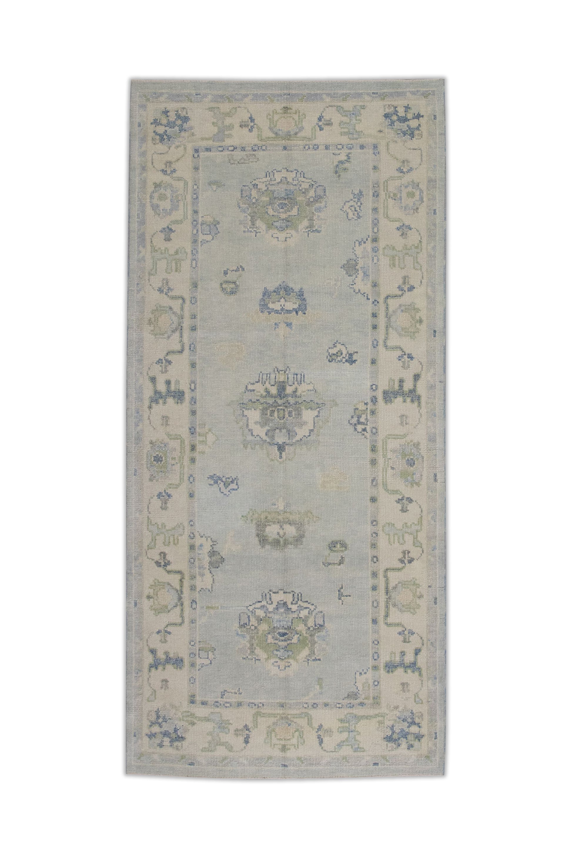 Turkish Oushak Rug 3'10" x 7'11" #11516