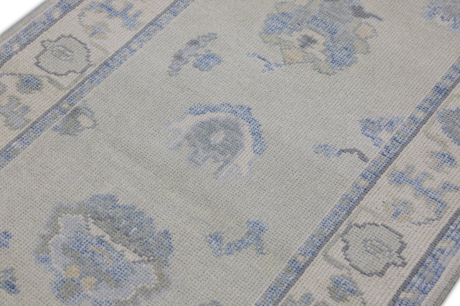 Turkish Oushak Rug 3' x 9'10" #11450