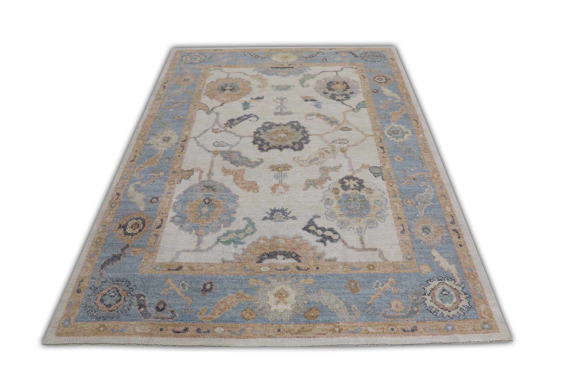 Turkish Oushak Rug 5'2" x 7'1" #11539