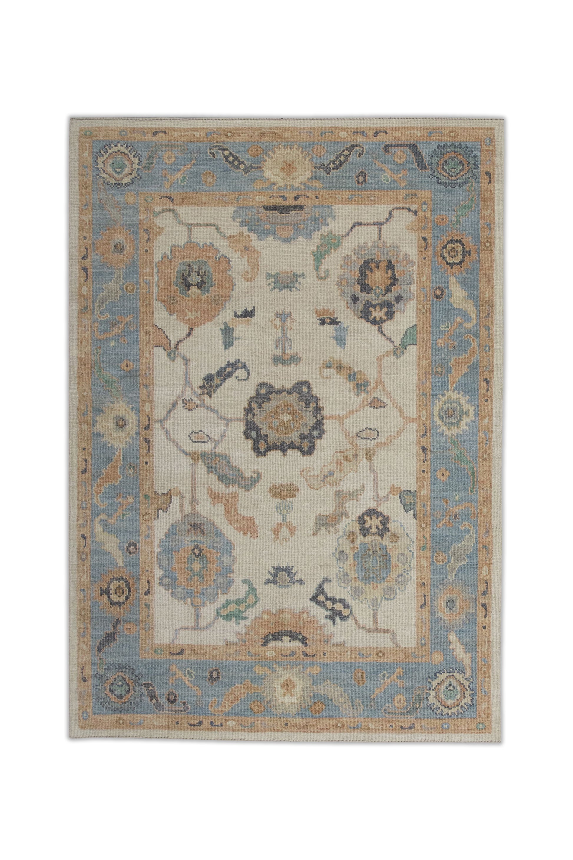 Turkish Oushak Rug 5'2" x 7'1" #11539