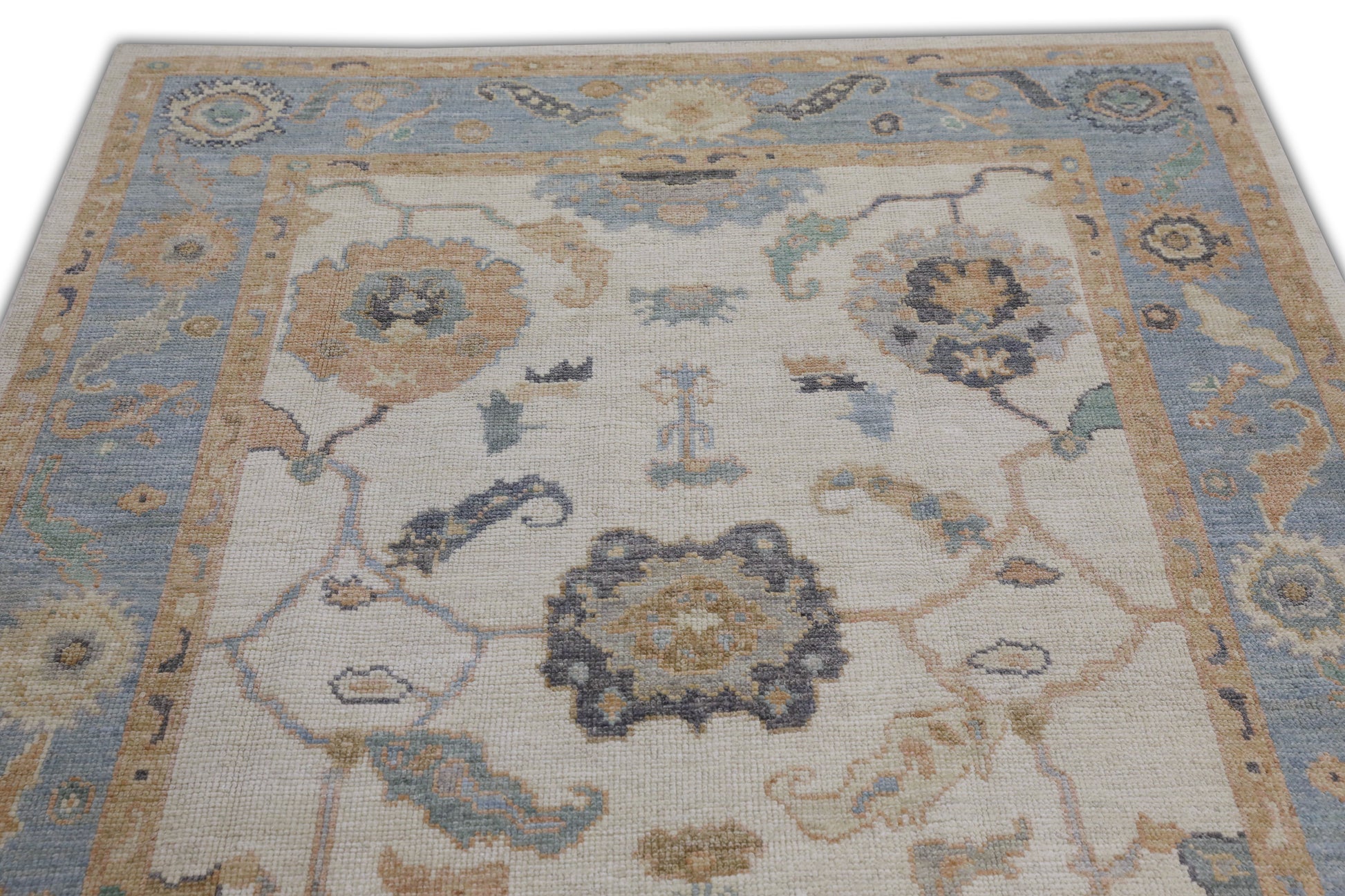 Turkish Oushak Rug 5'2" x 7'1" #11539