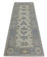 Turkish Oushak Rug 2'6" x 7'6" #11435