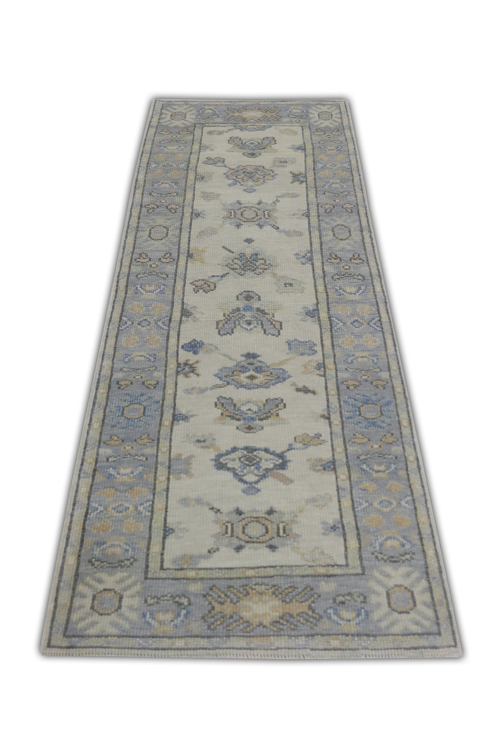 Turkish Oushak Rug 2'6" x 7'6" #11435