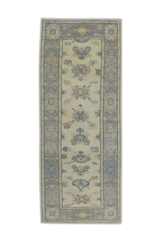 #11435 Turkish Oushak 2'6" x 7'6"