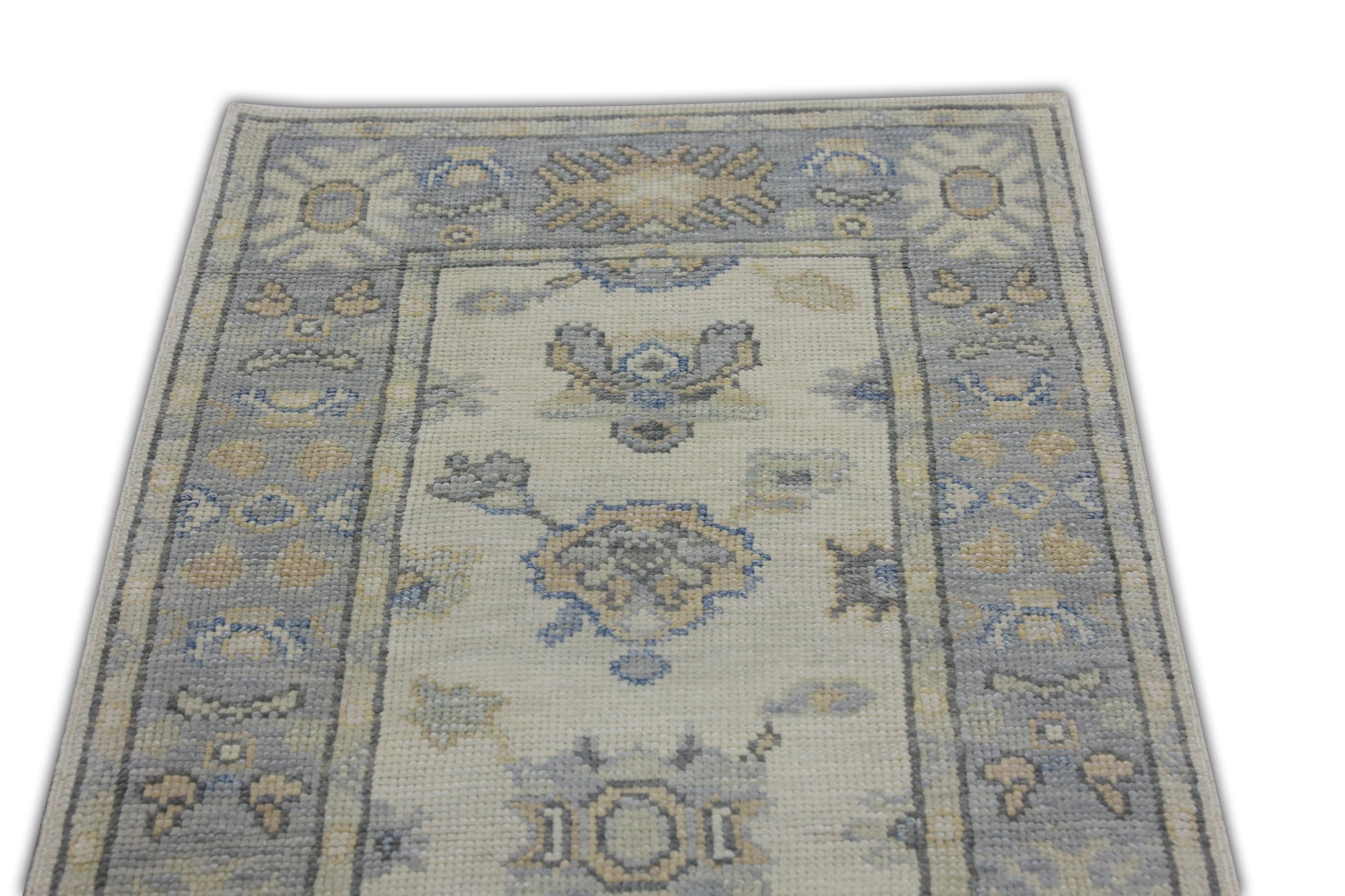 Turkish Oushak Rug 2'6" x 7'6" #11435