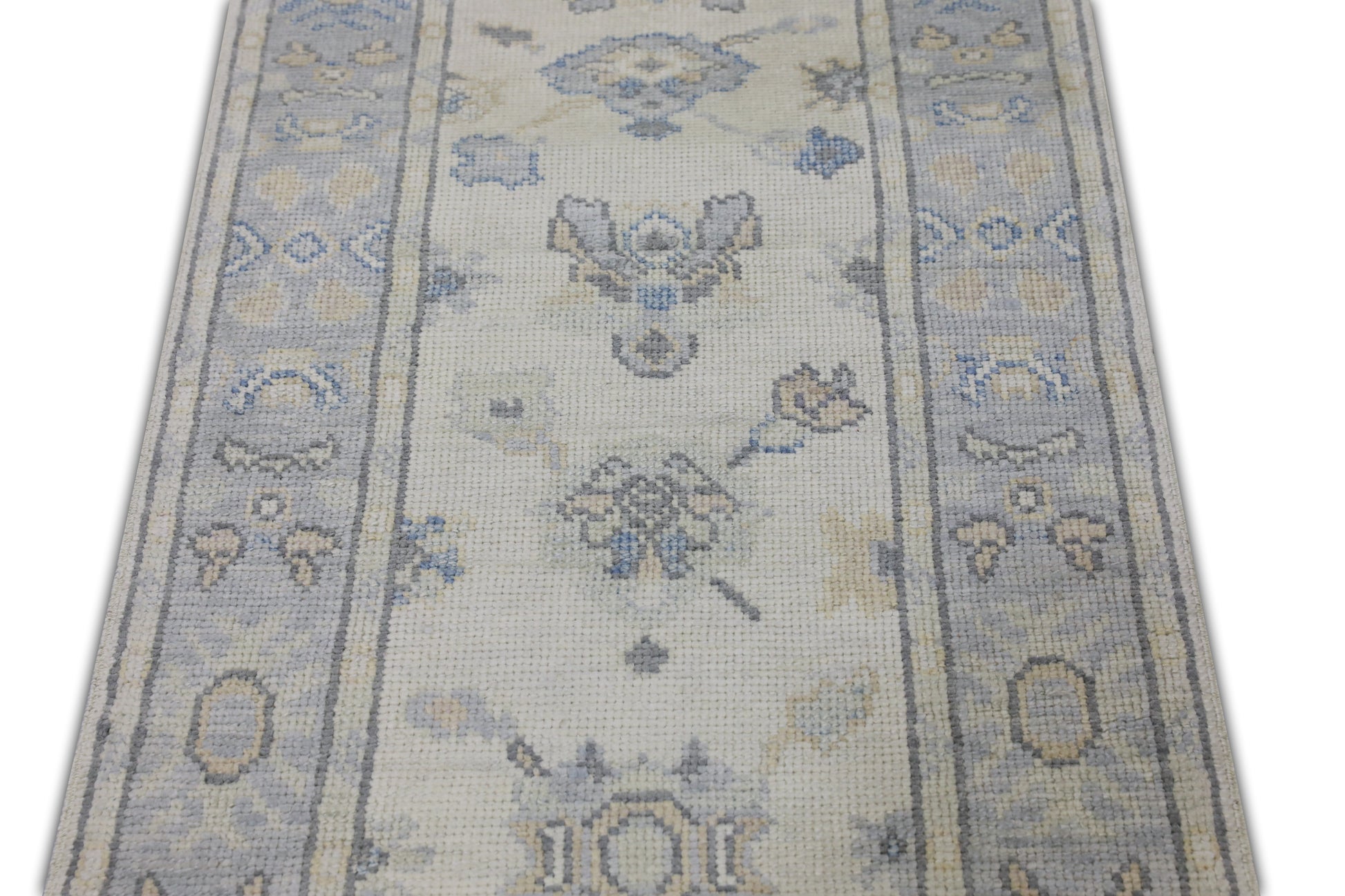 Turkish Oushak Rug 2'6" x 7'6" #11435
