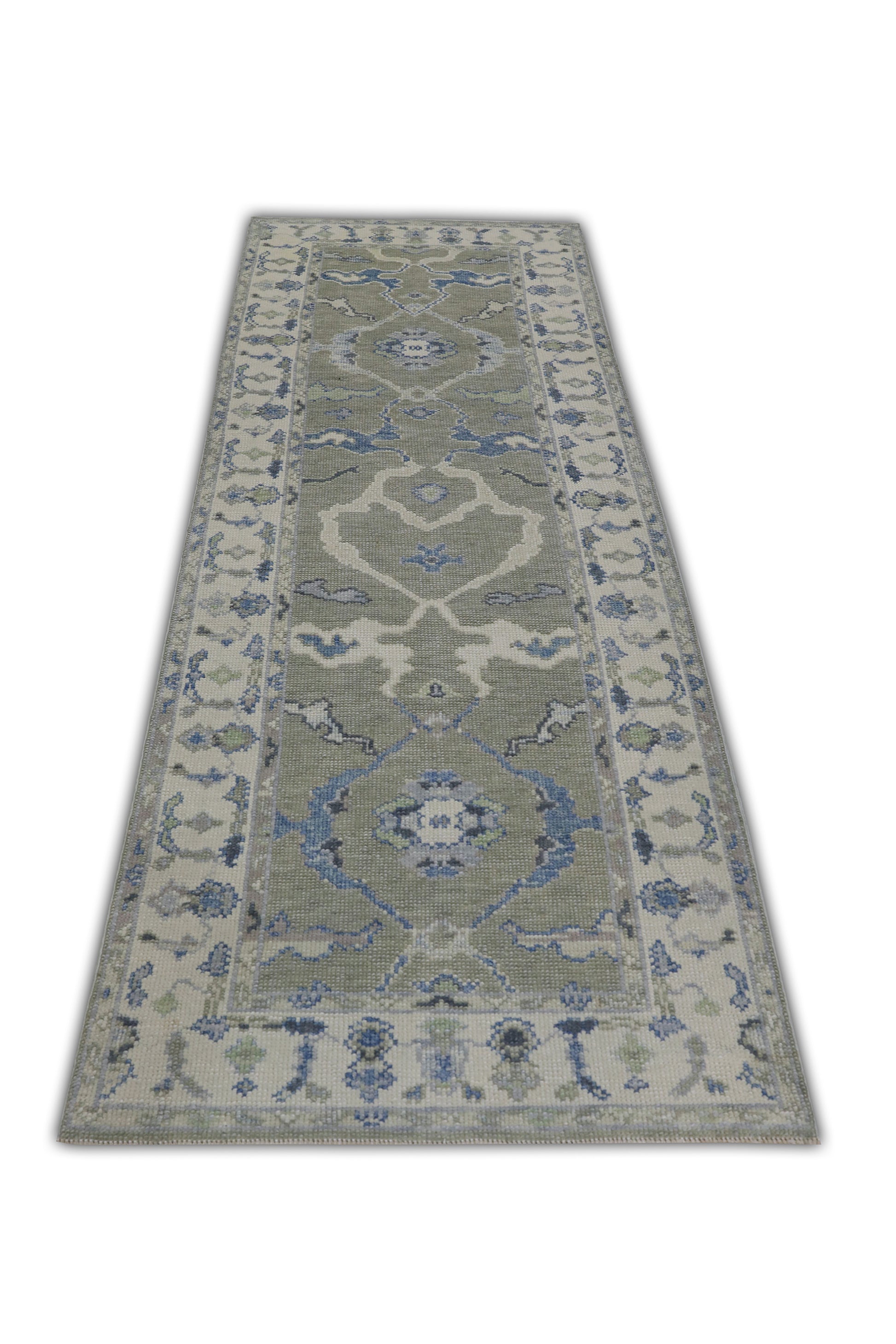 Turkish Oushak Rug 3' x 8'7" #11453