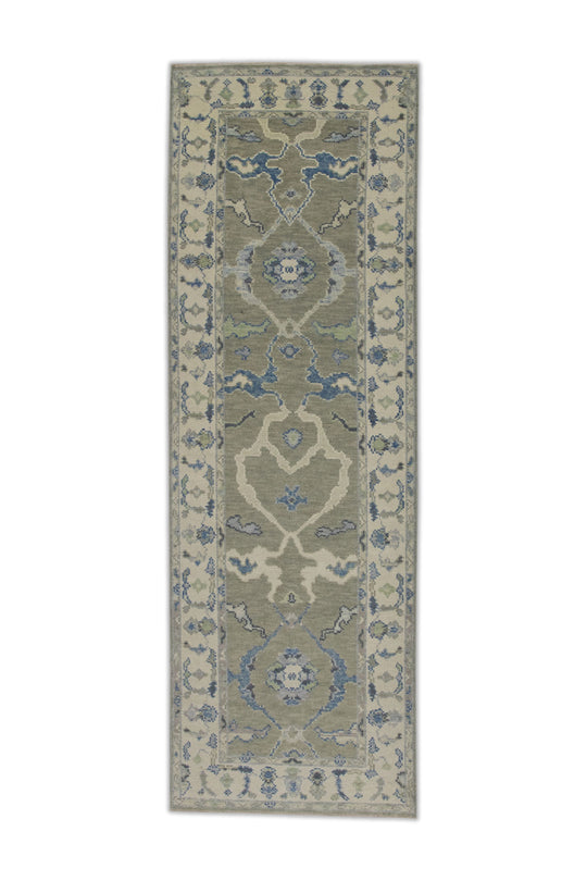 #11453 Turkish Oushak 3' x 8'7"